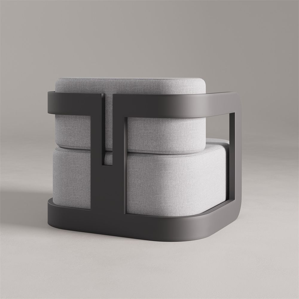 Mrs. Barak aluminum single sofa