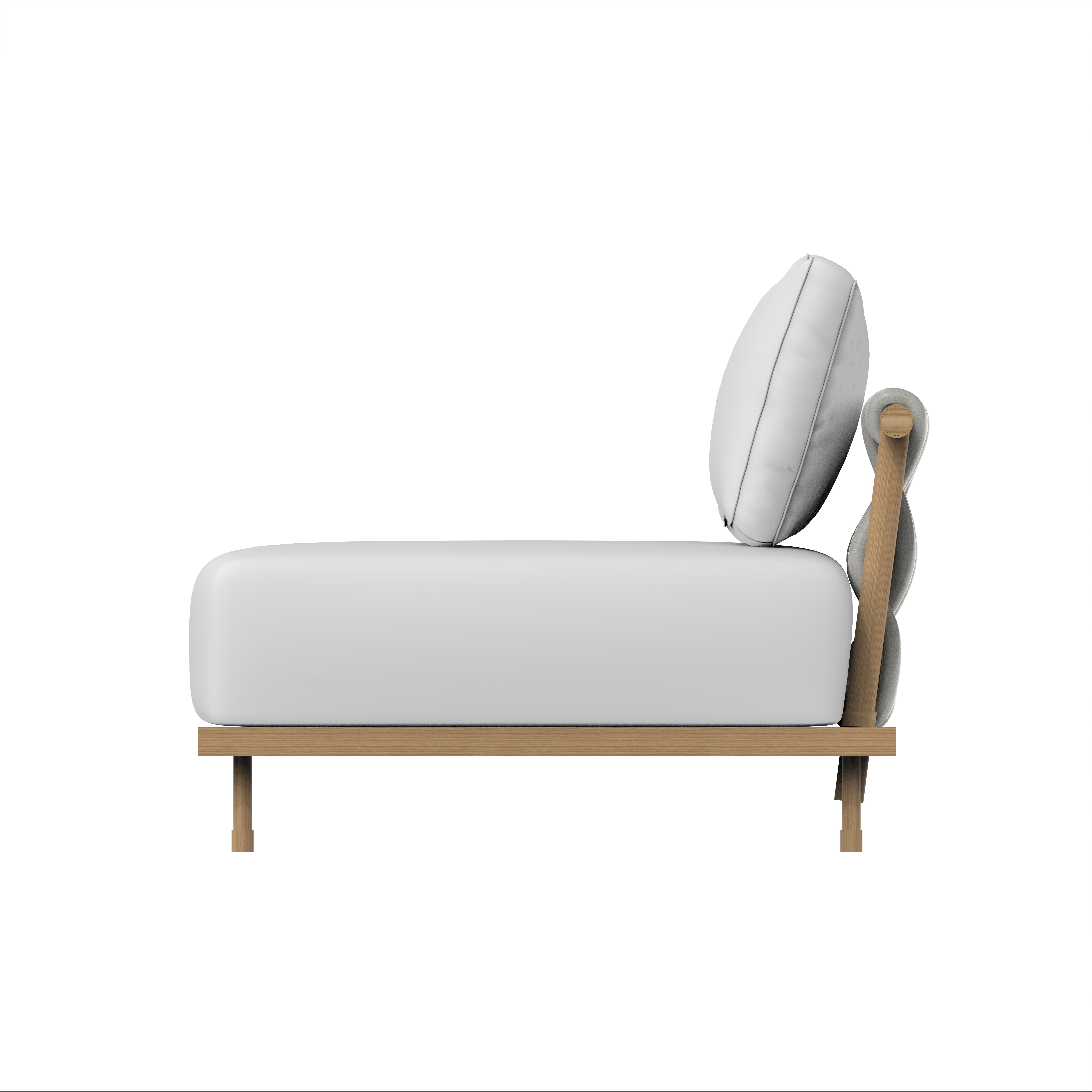 Wcove Teak Single Sofa