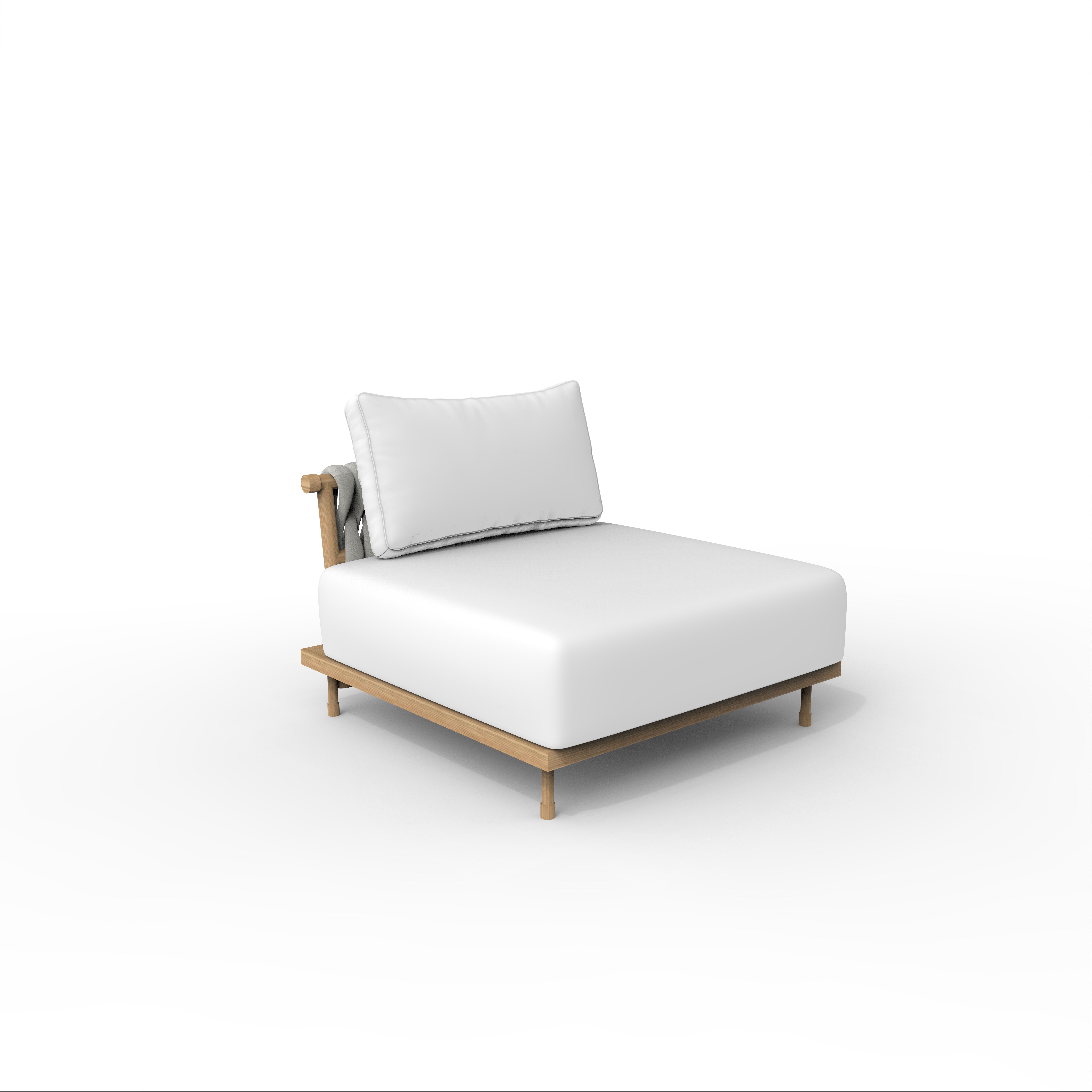 Wcove Teak Single Sofa