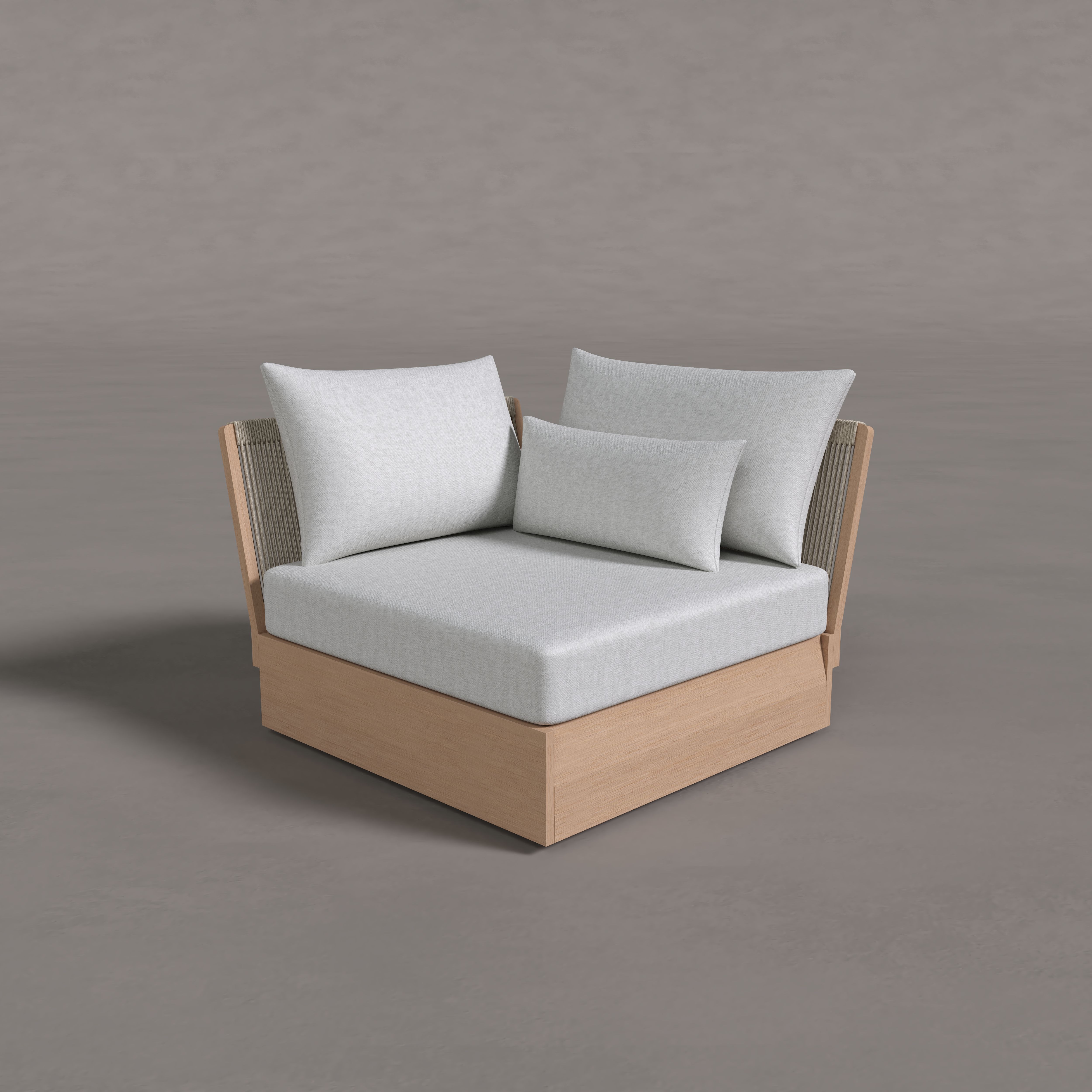 Cove Teak Corner Sofa