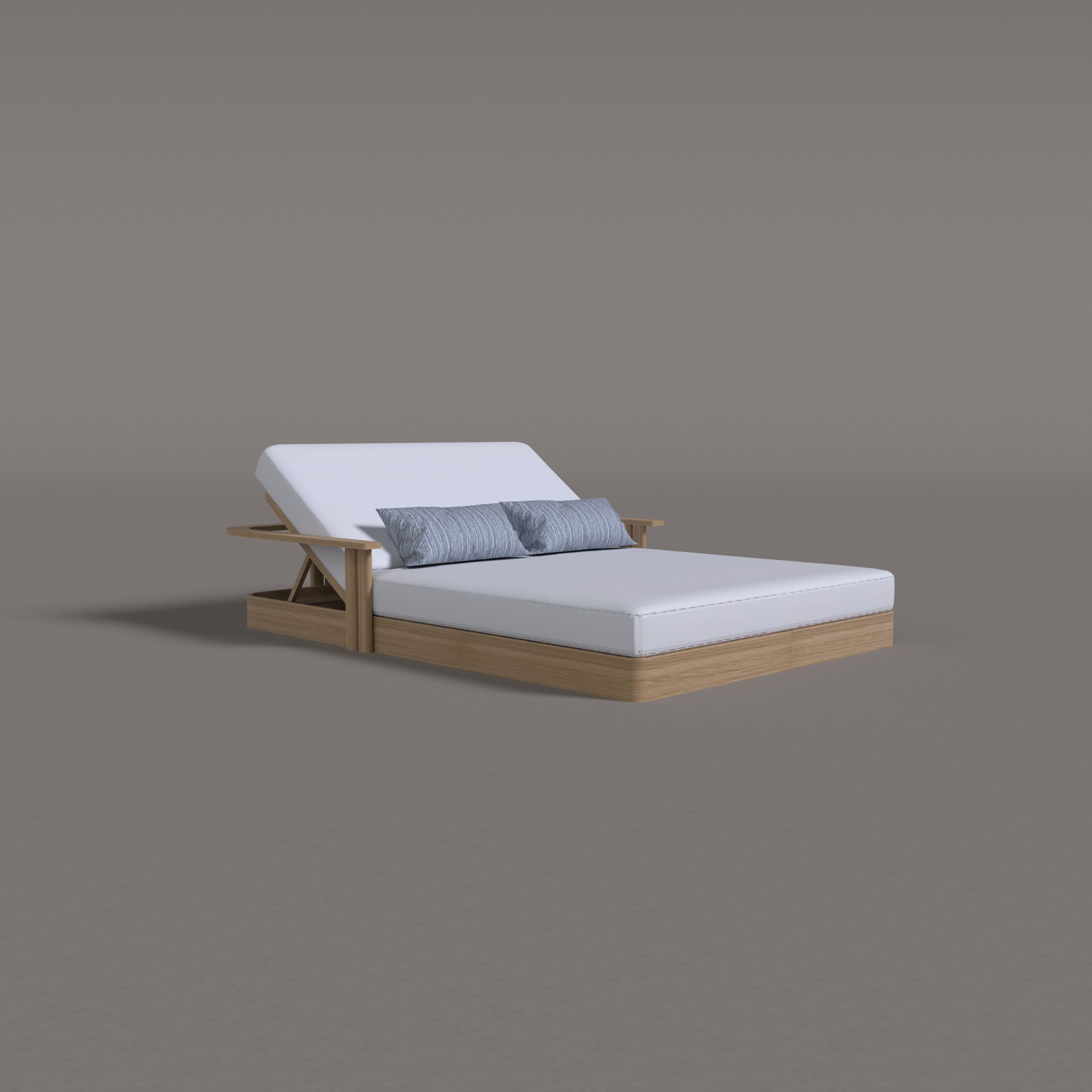 G-Haven Teak Sunbed