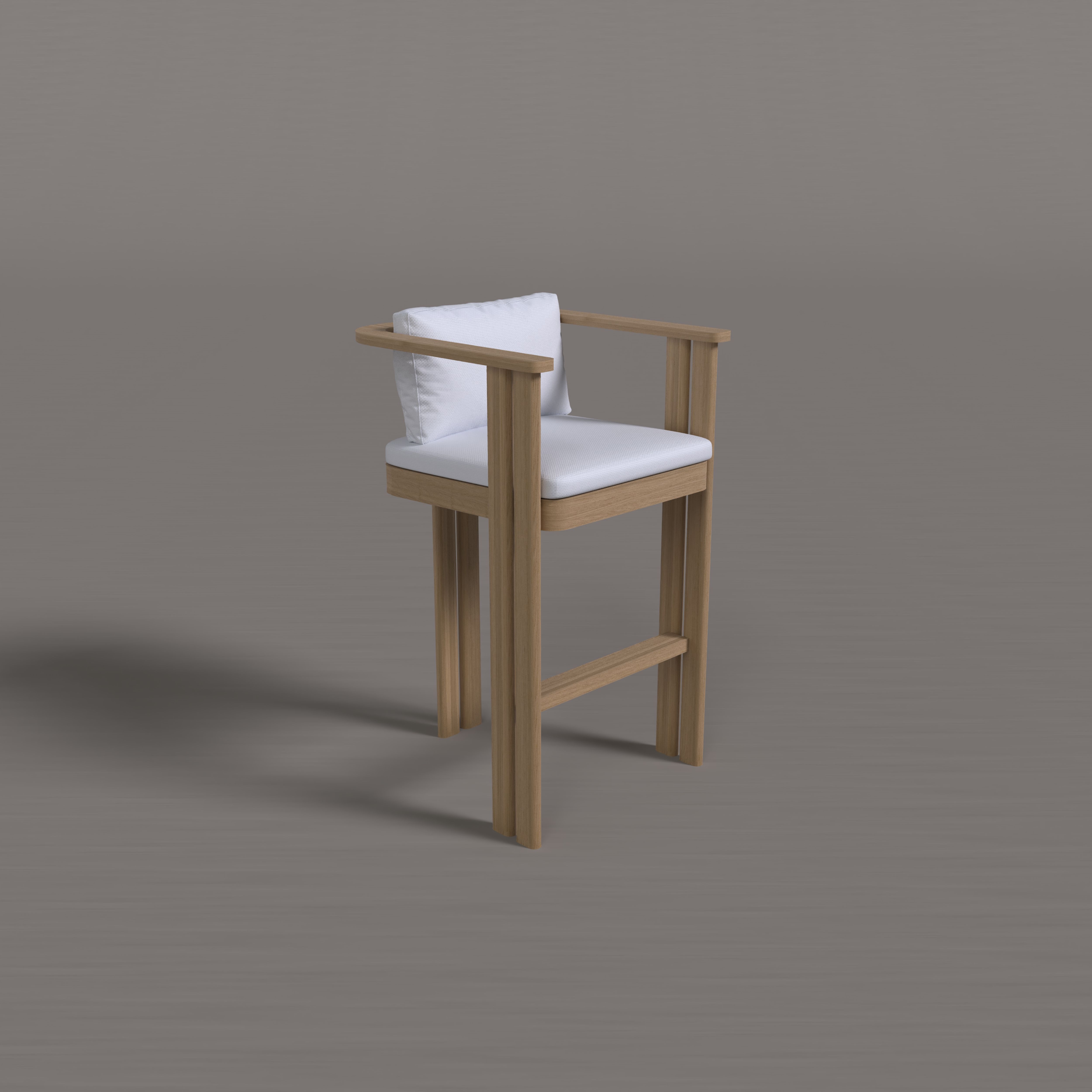 G-Haven Teak Counter Stool