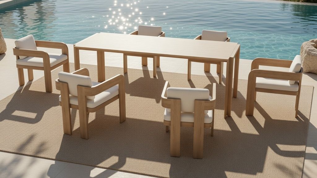 Effortless Outdoor Living: Premium Solid Wood Outdoor Furniture Tailored for Luxury Resorts & Private Villas