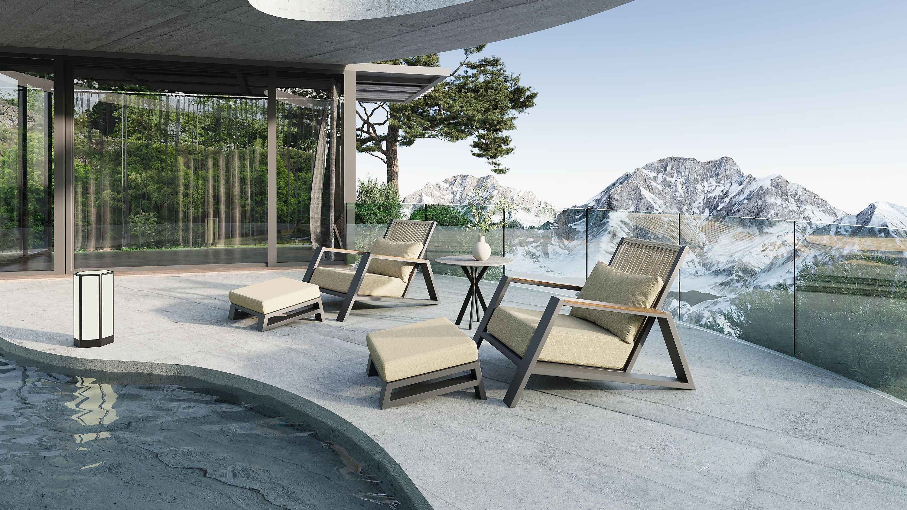 Pisa Series: Architectural Balance Reimagined for Modern Outdoor Leisure