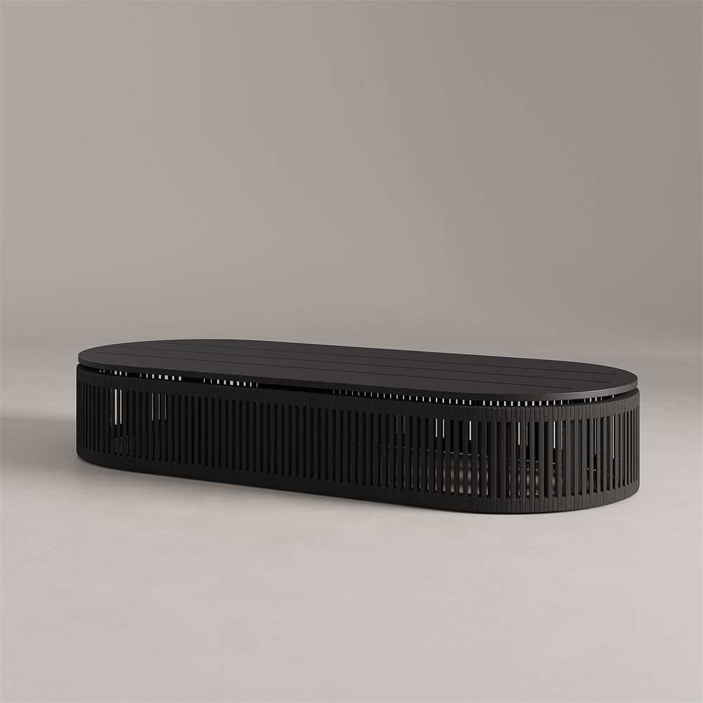 Joseph aluminum coffee table