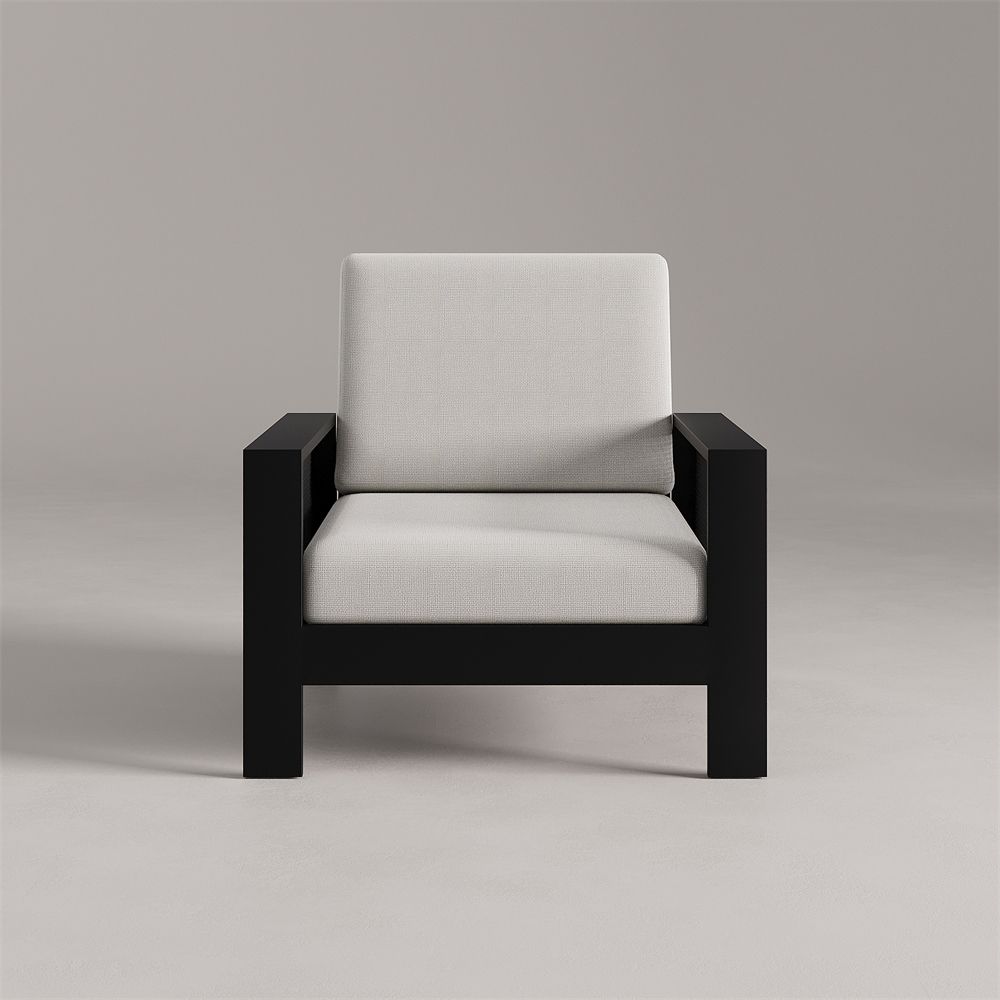 Baker aluminum single sofa