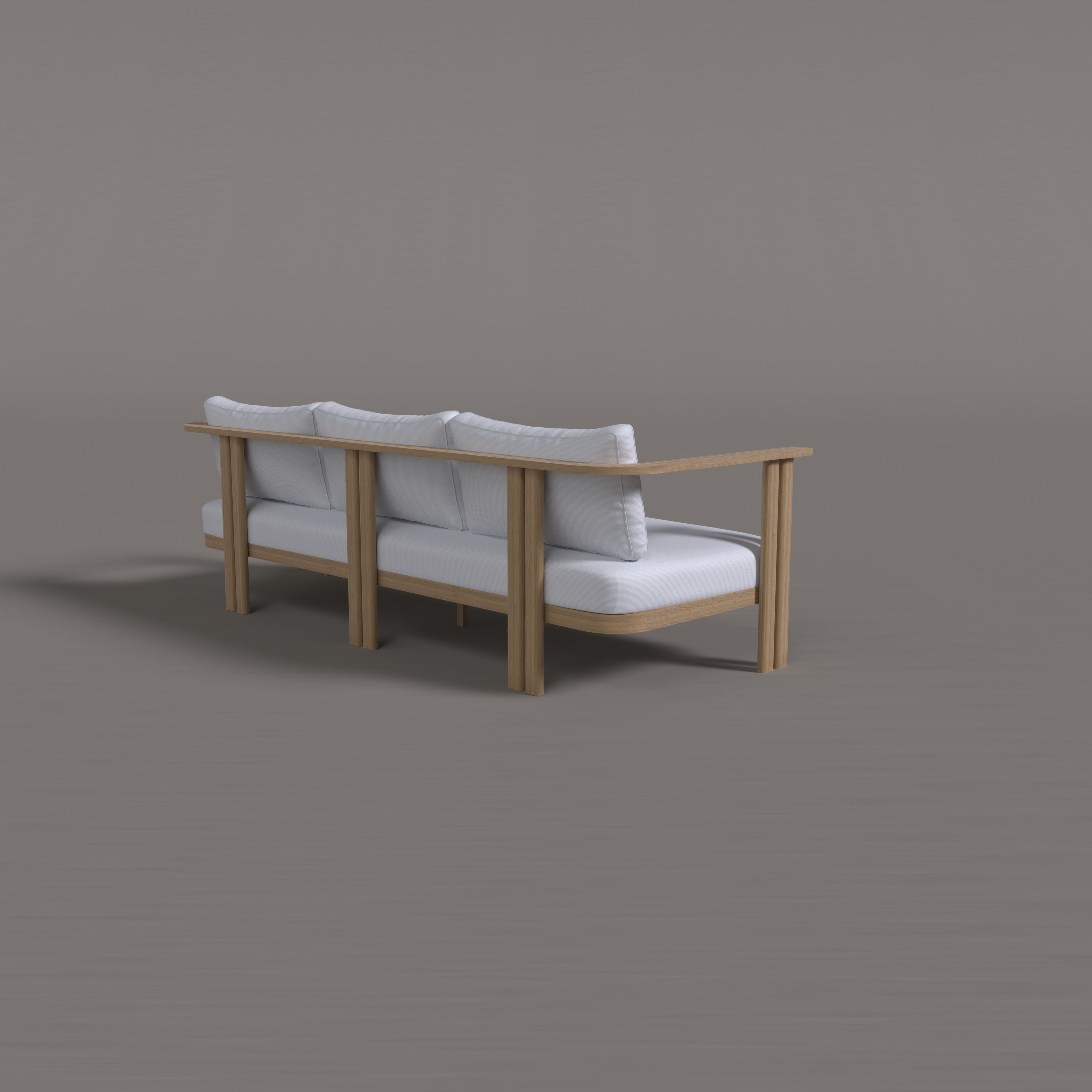 G-Haven Teak Three Seat Sofa