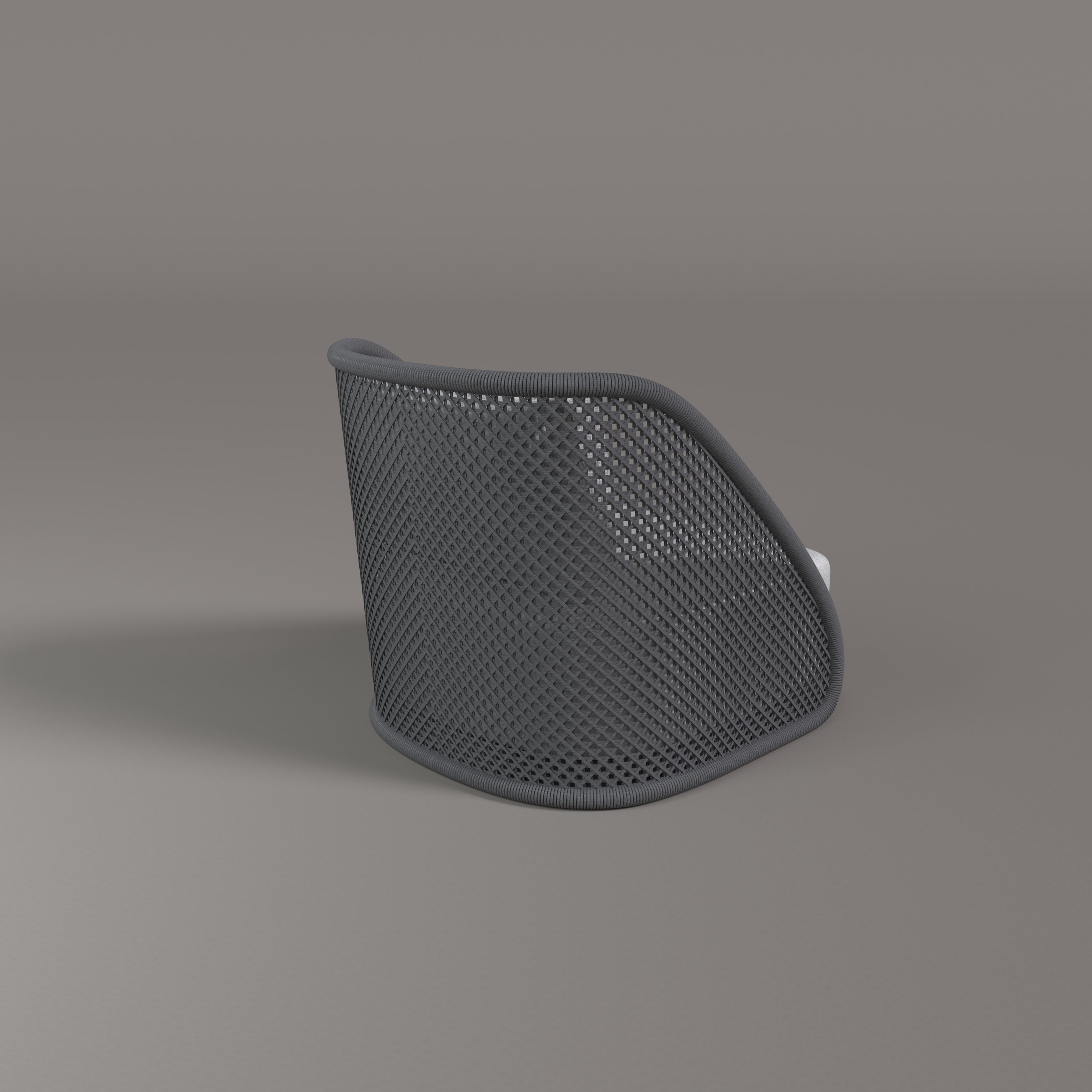 Curve Aluminum Single Sofa