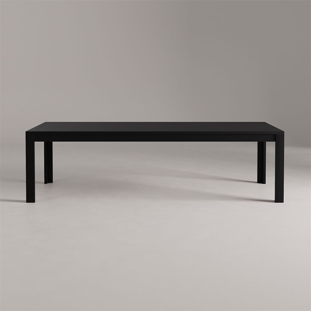 Baker aluminum dining table