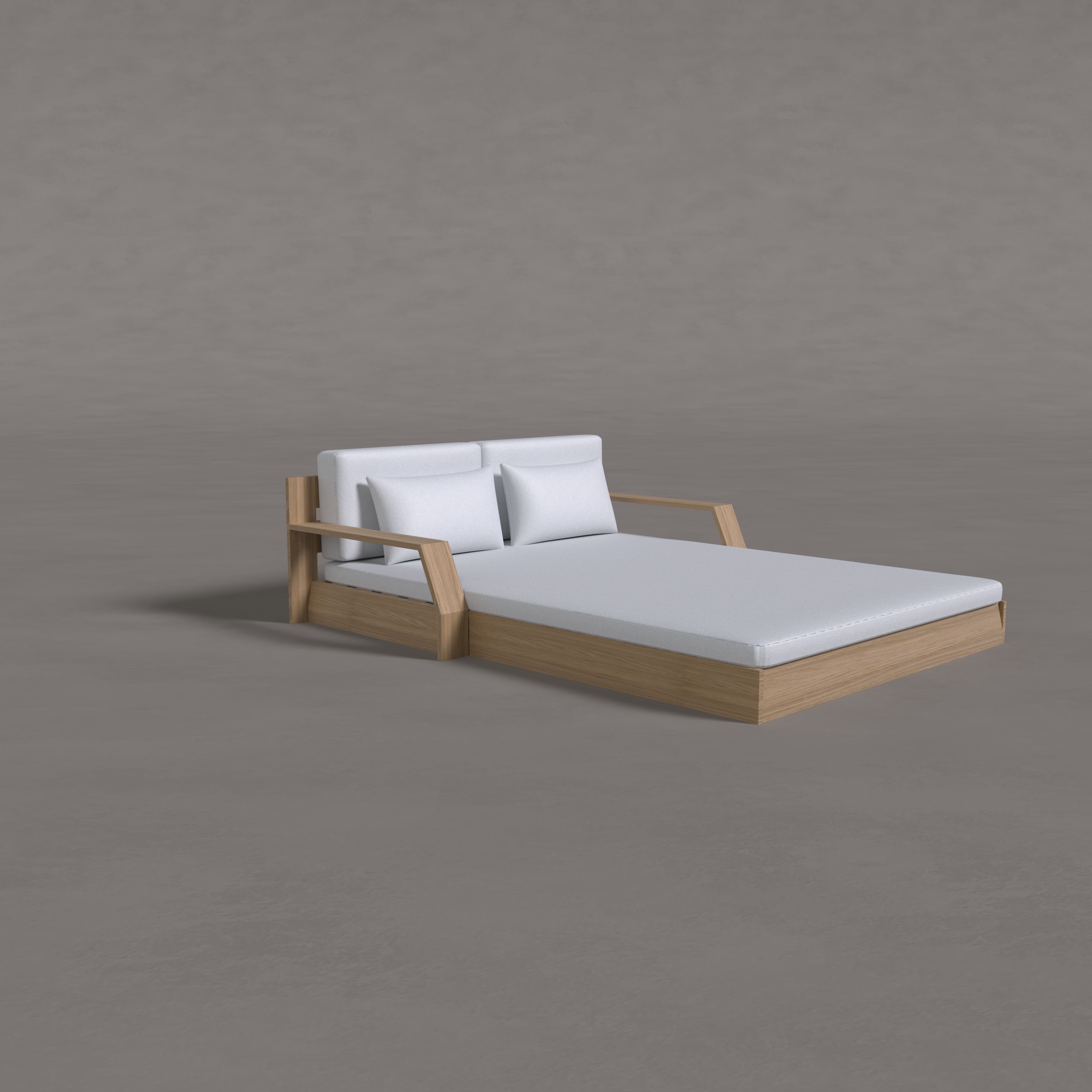 Alba Teak Sunbed