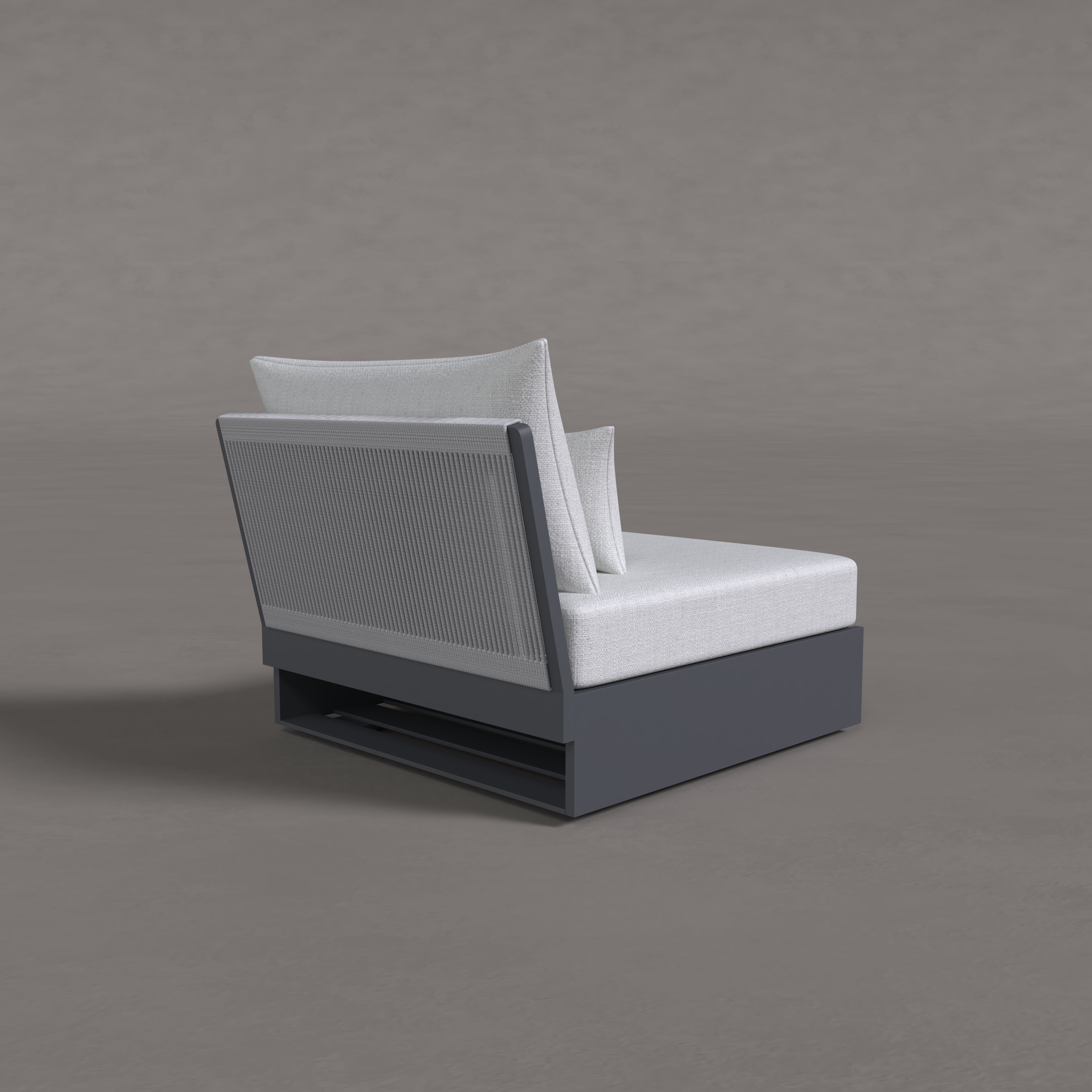 Cove Aluminum Single Sofa