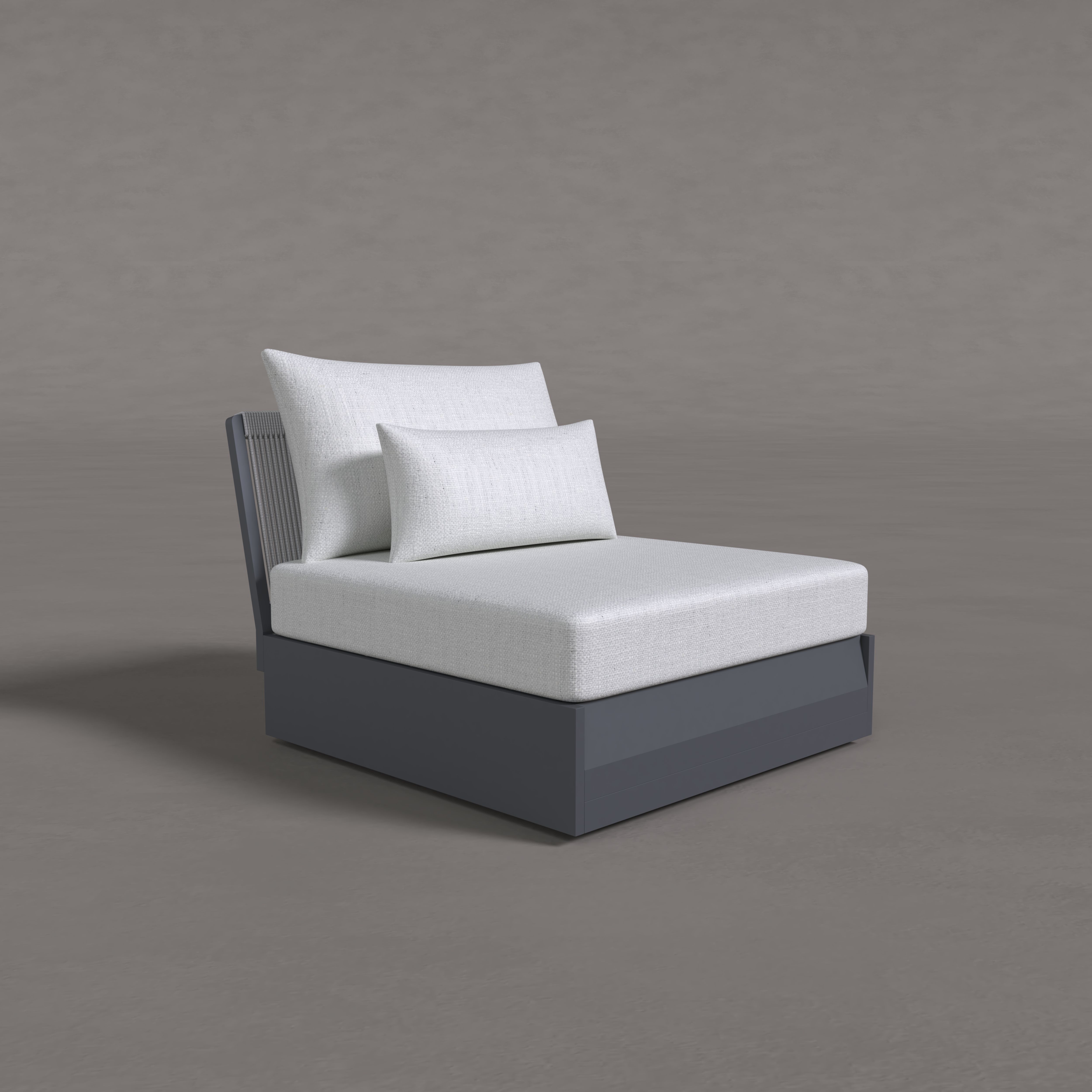 Cove Aluminum Single Sofa