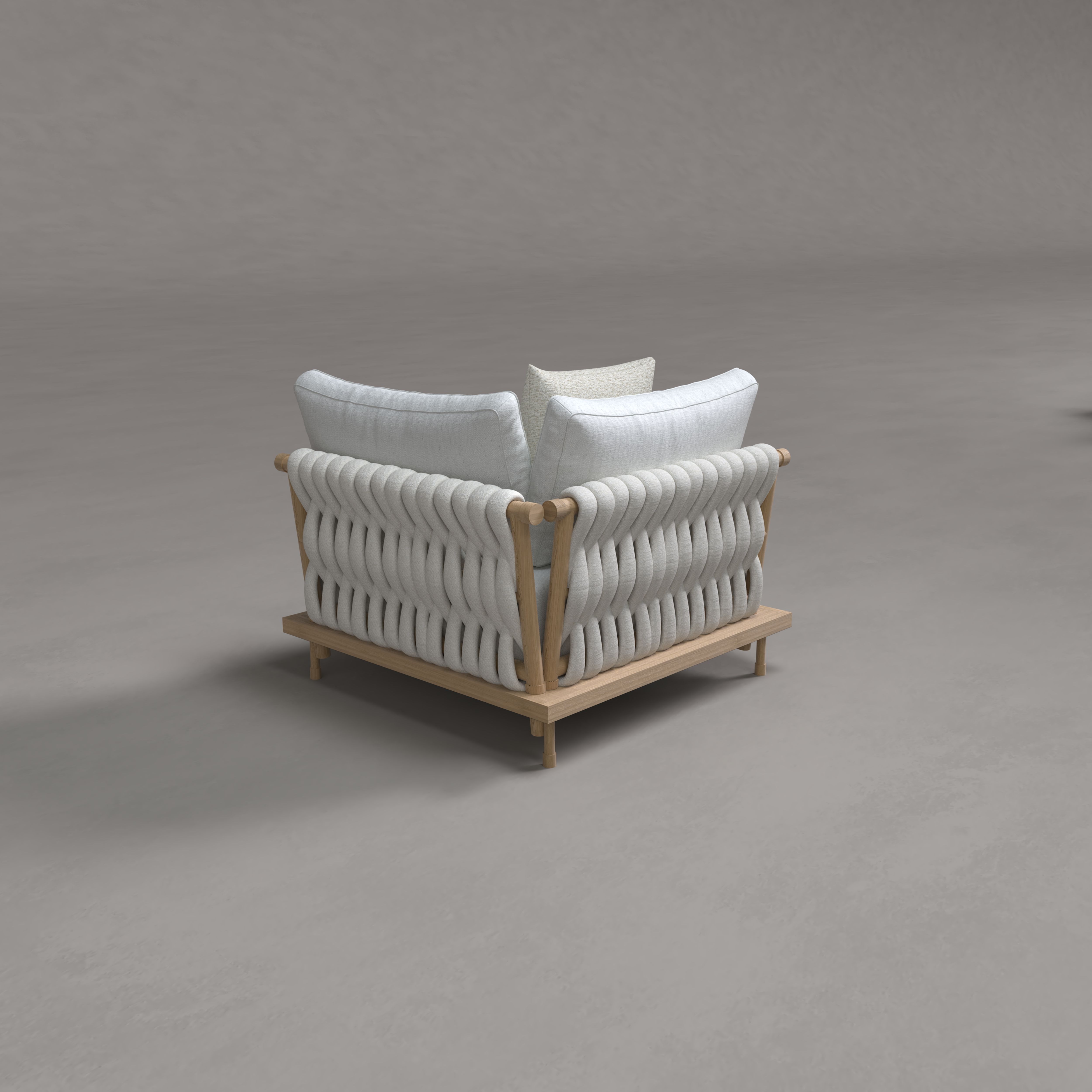 Wcove Teak Corner Sofa