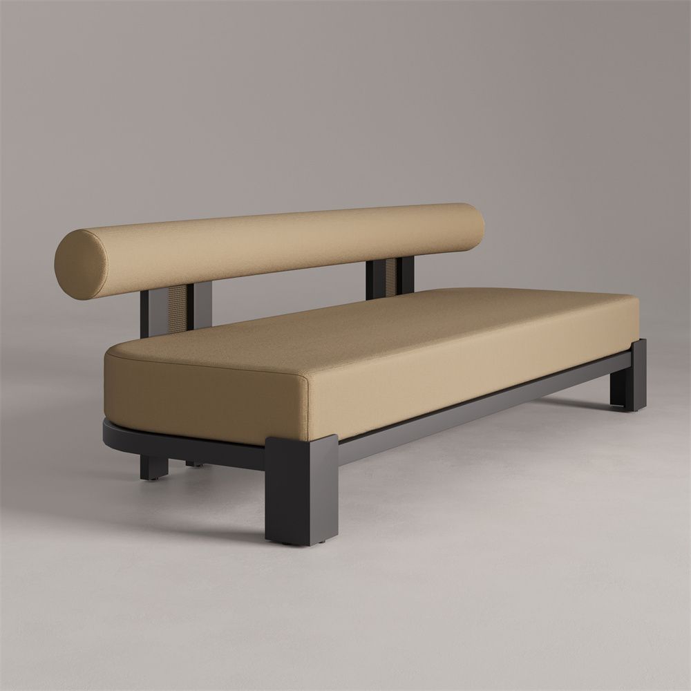 Diana aluminum three seater sofa