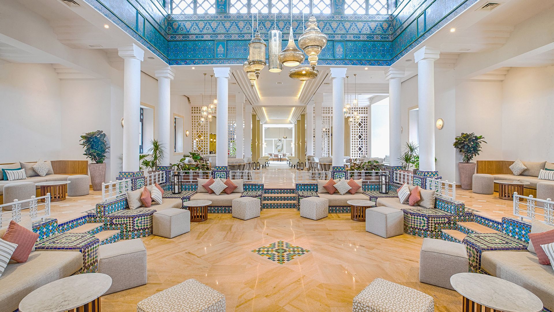 Moroccan style hotel