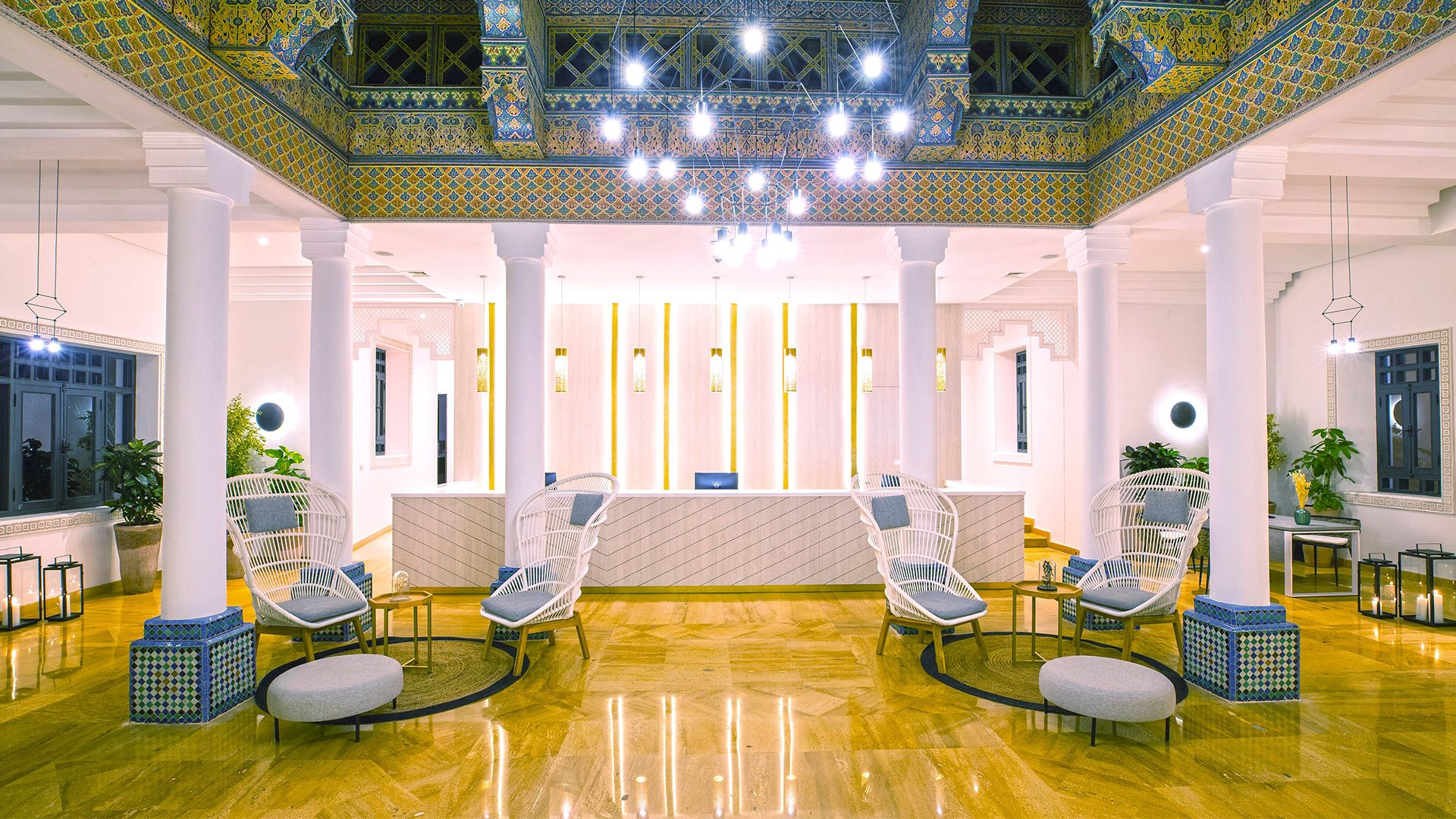 Moroccan style hotel