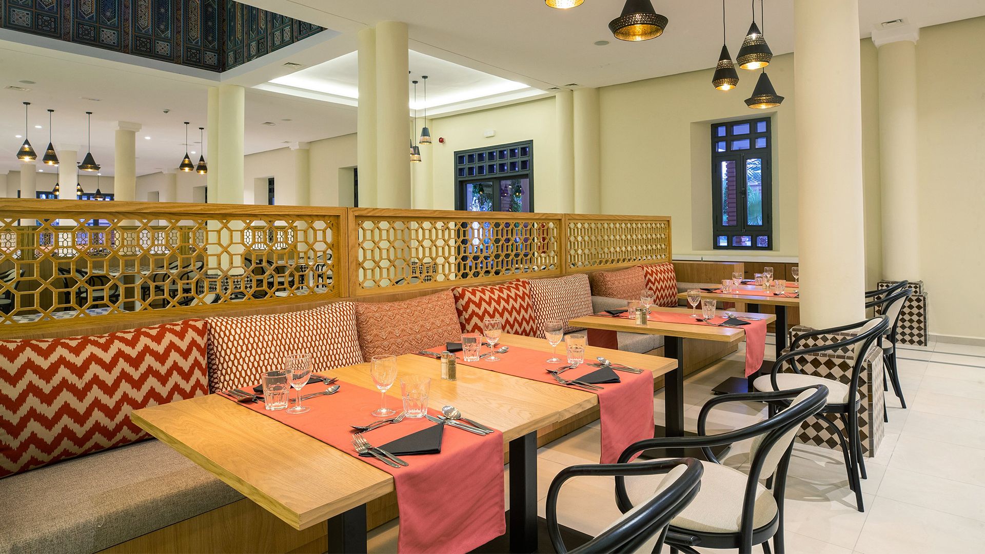 Moroccan style hotel