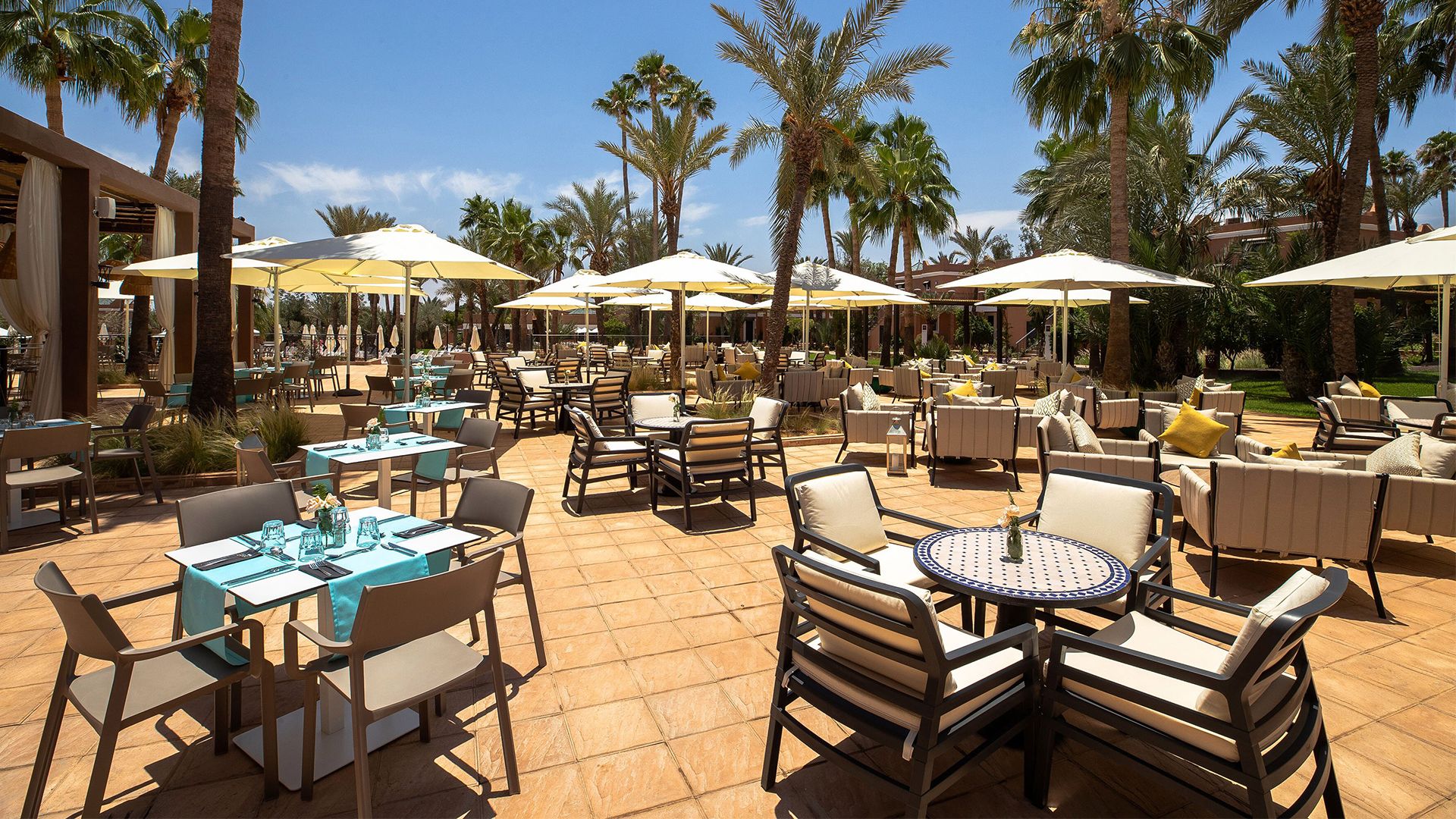 Moroccan style hotel