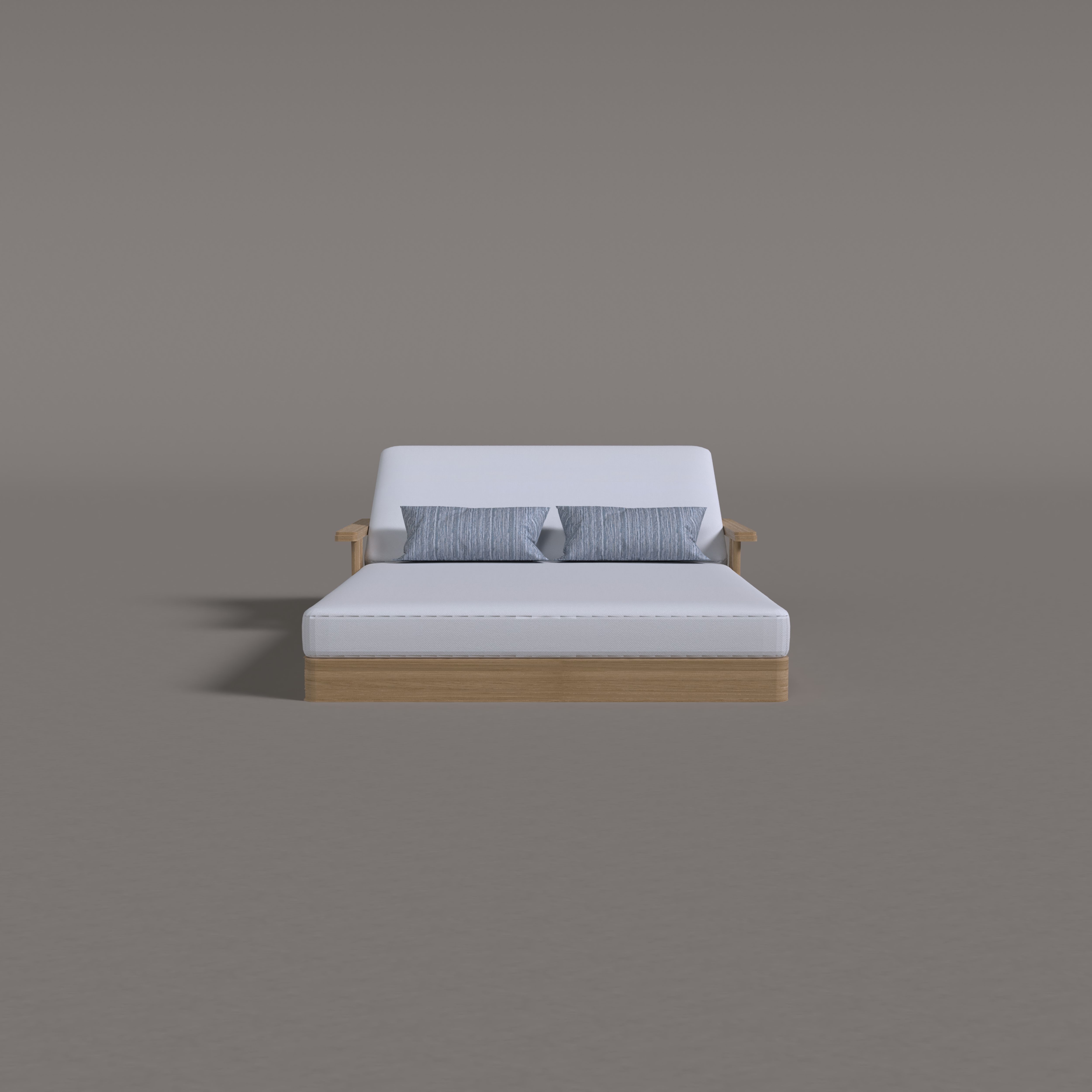 G-Haven Teak Sunbed
