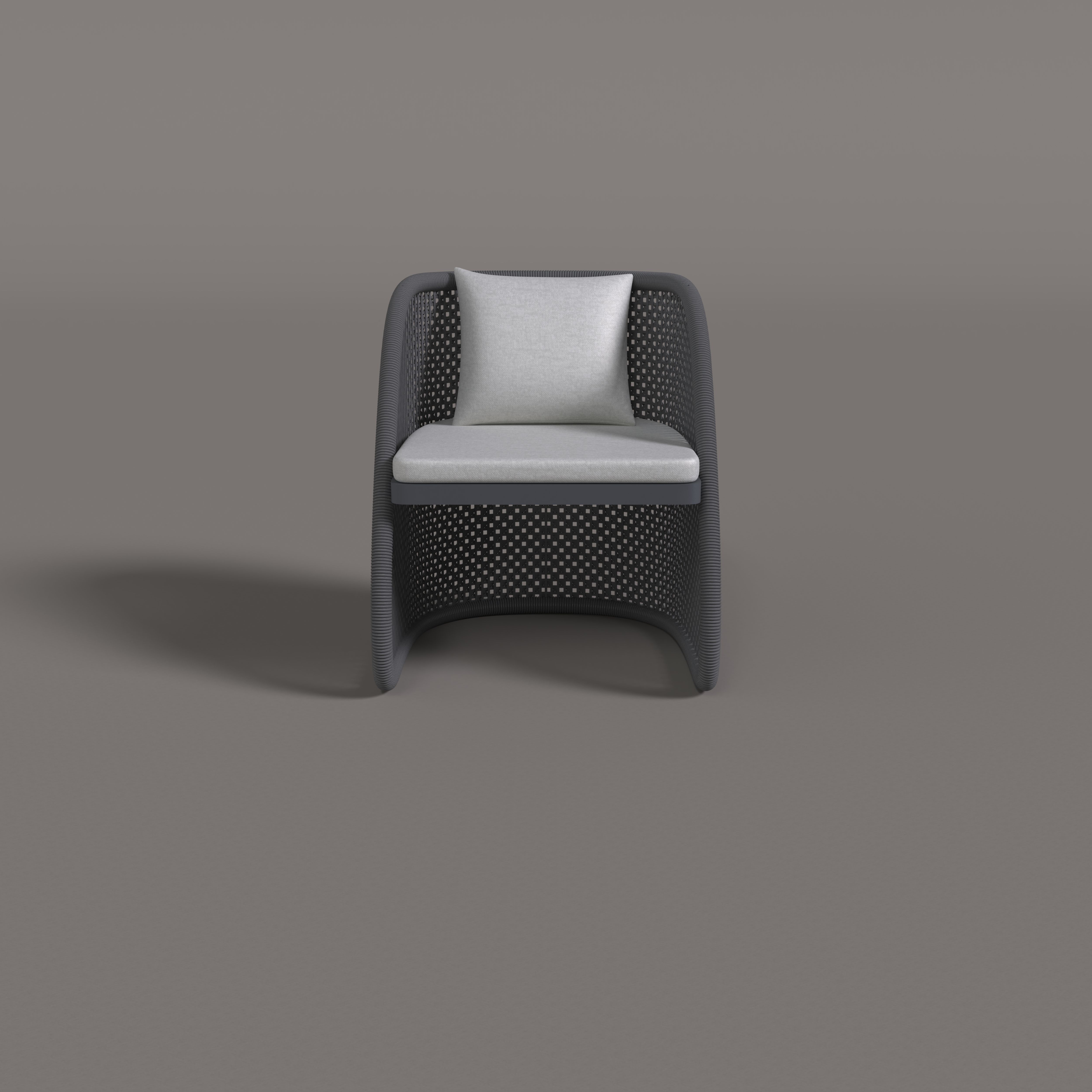 Curve Aluminum Dining Chair