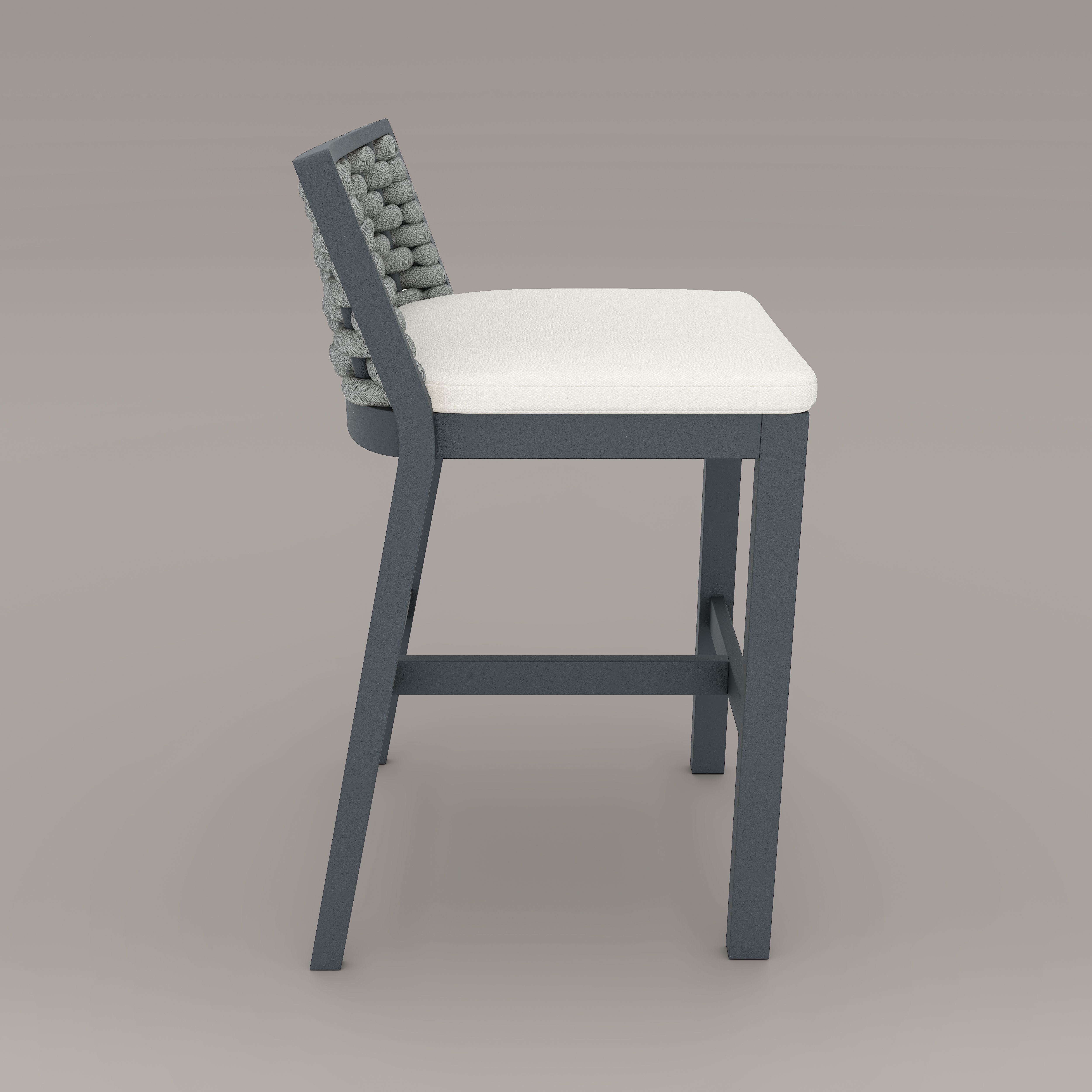 Sicily Aluminum Counter Stool