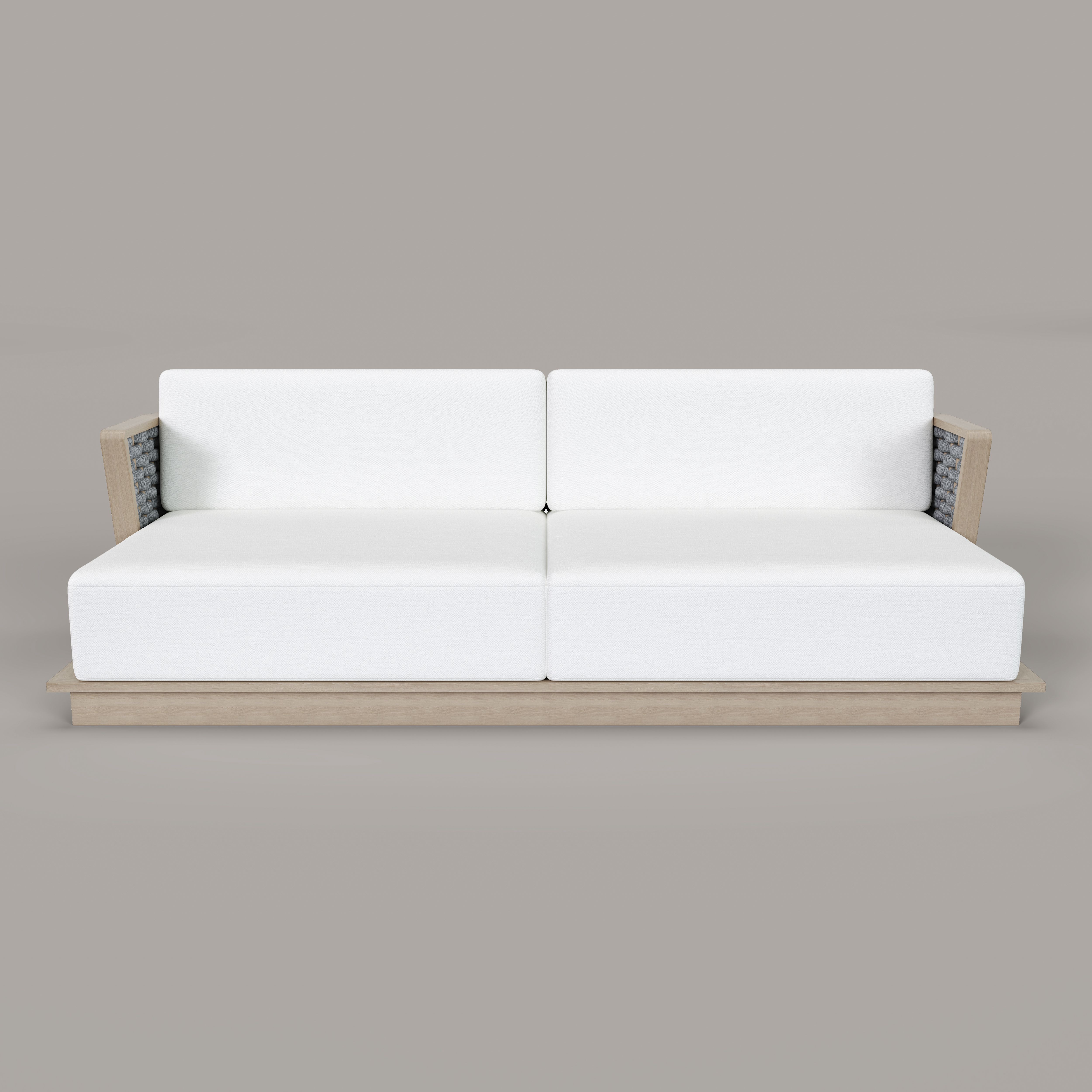 Sicily Teak Three Seat Sofa