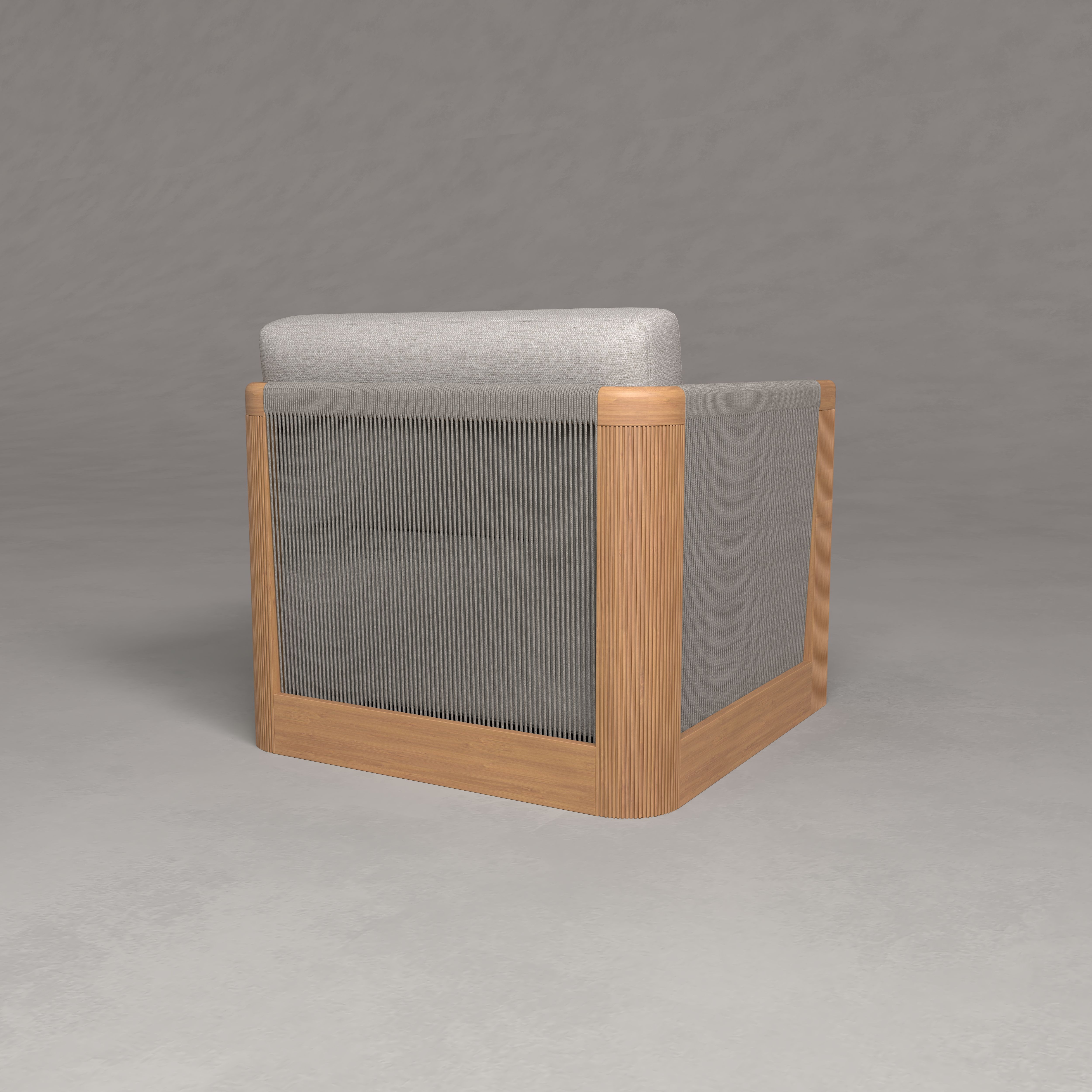 Lagom Teak Single Sofa