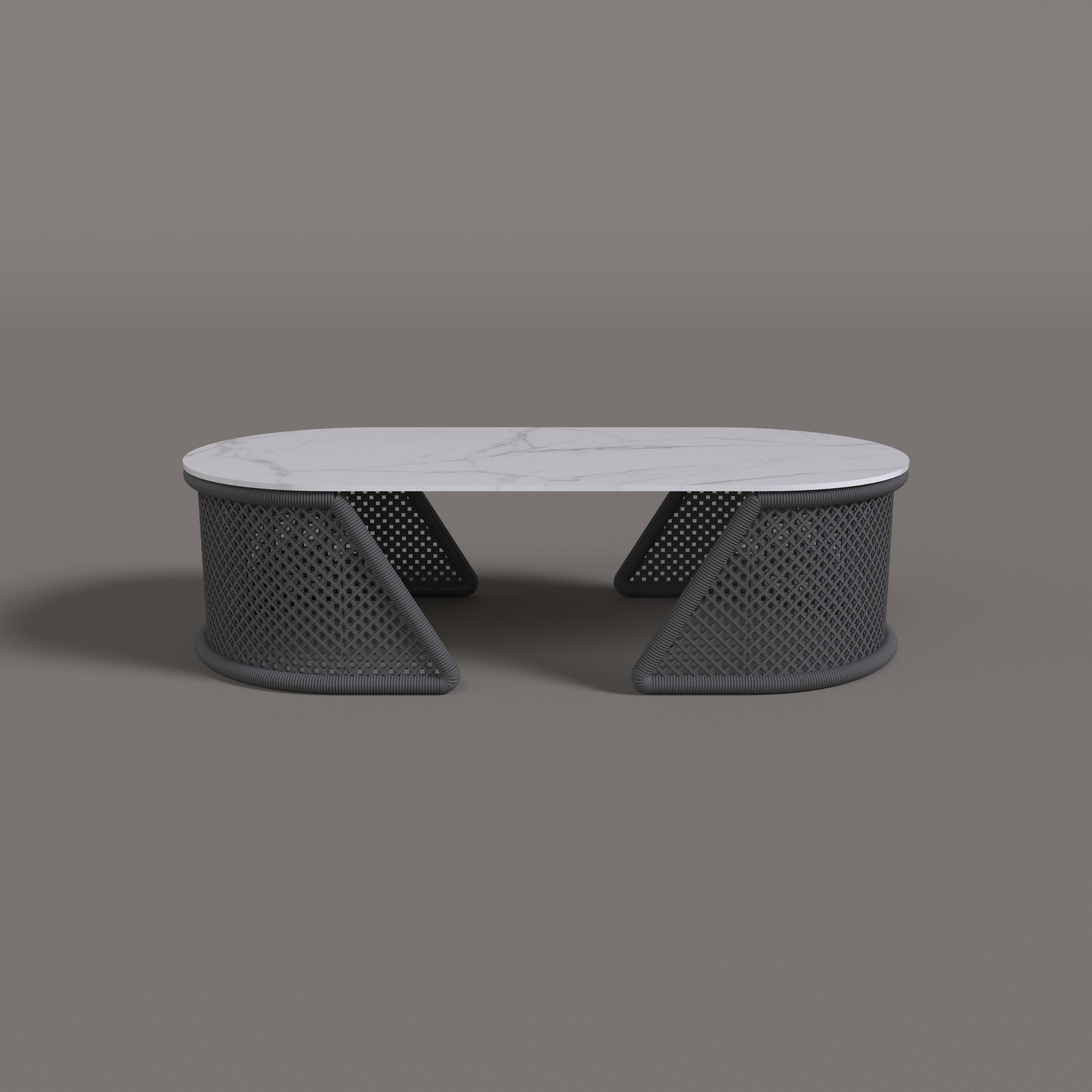 Curve Aluminum Coffee Table