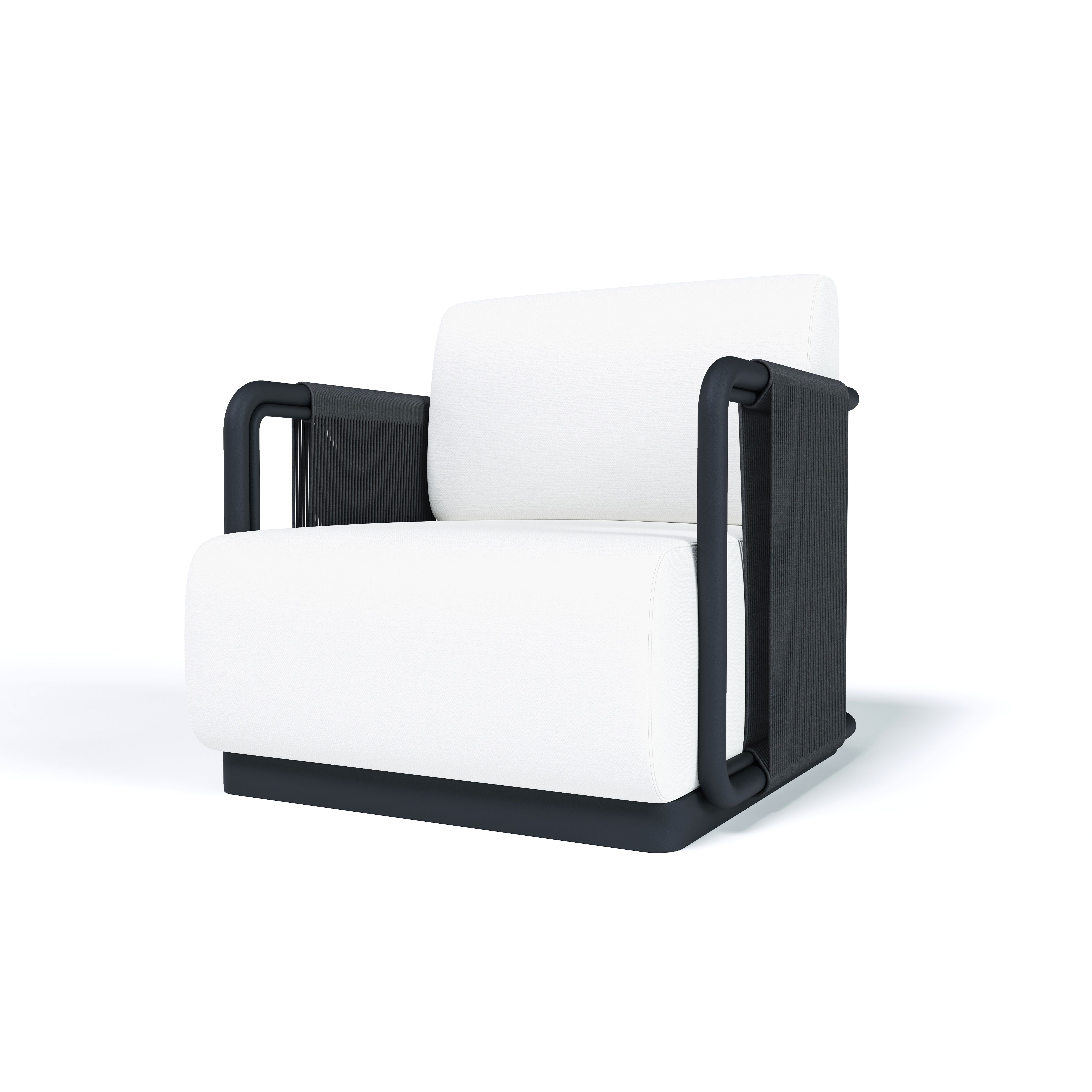 Volare Aluminum Single Sofa