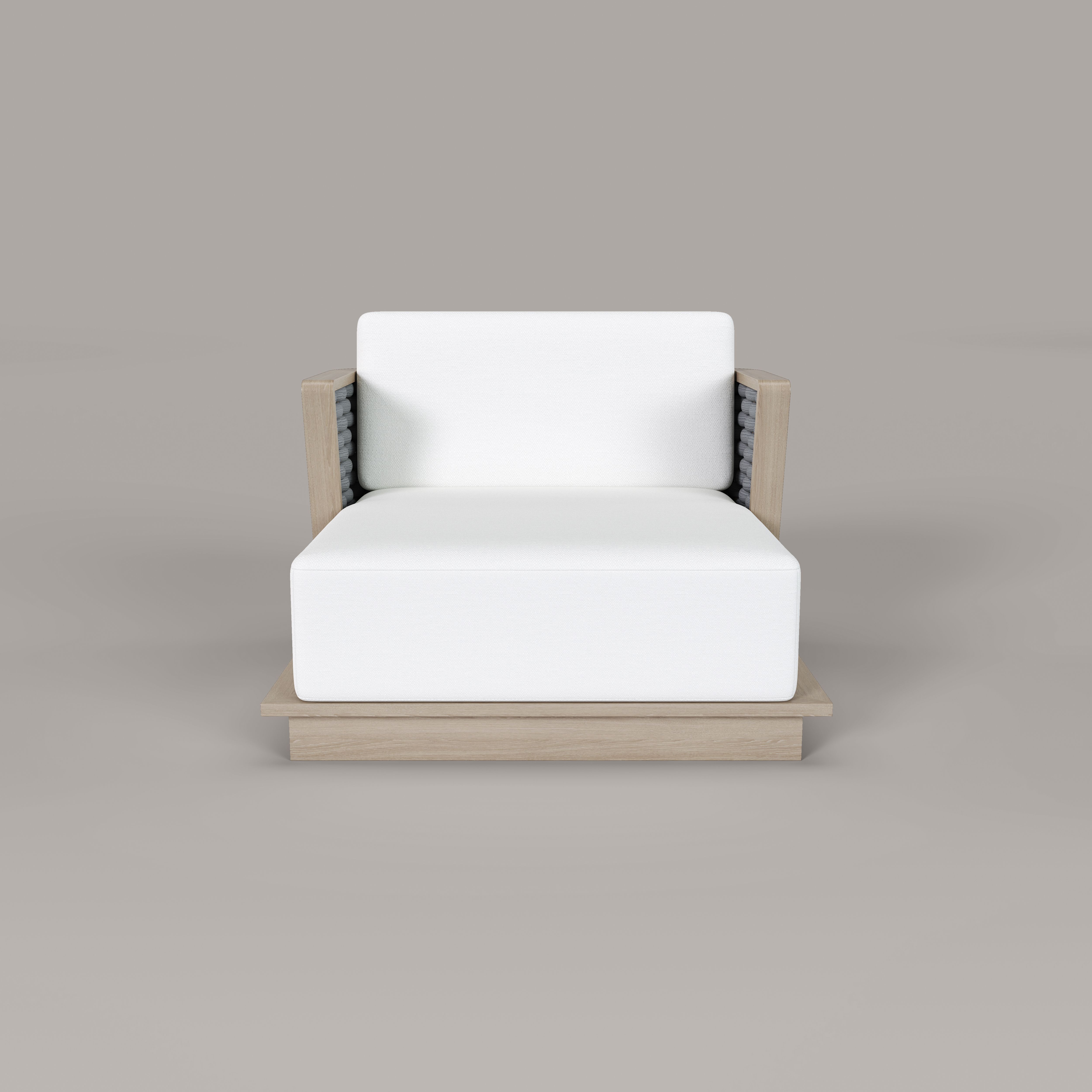 Sicily Teak Single Sofa