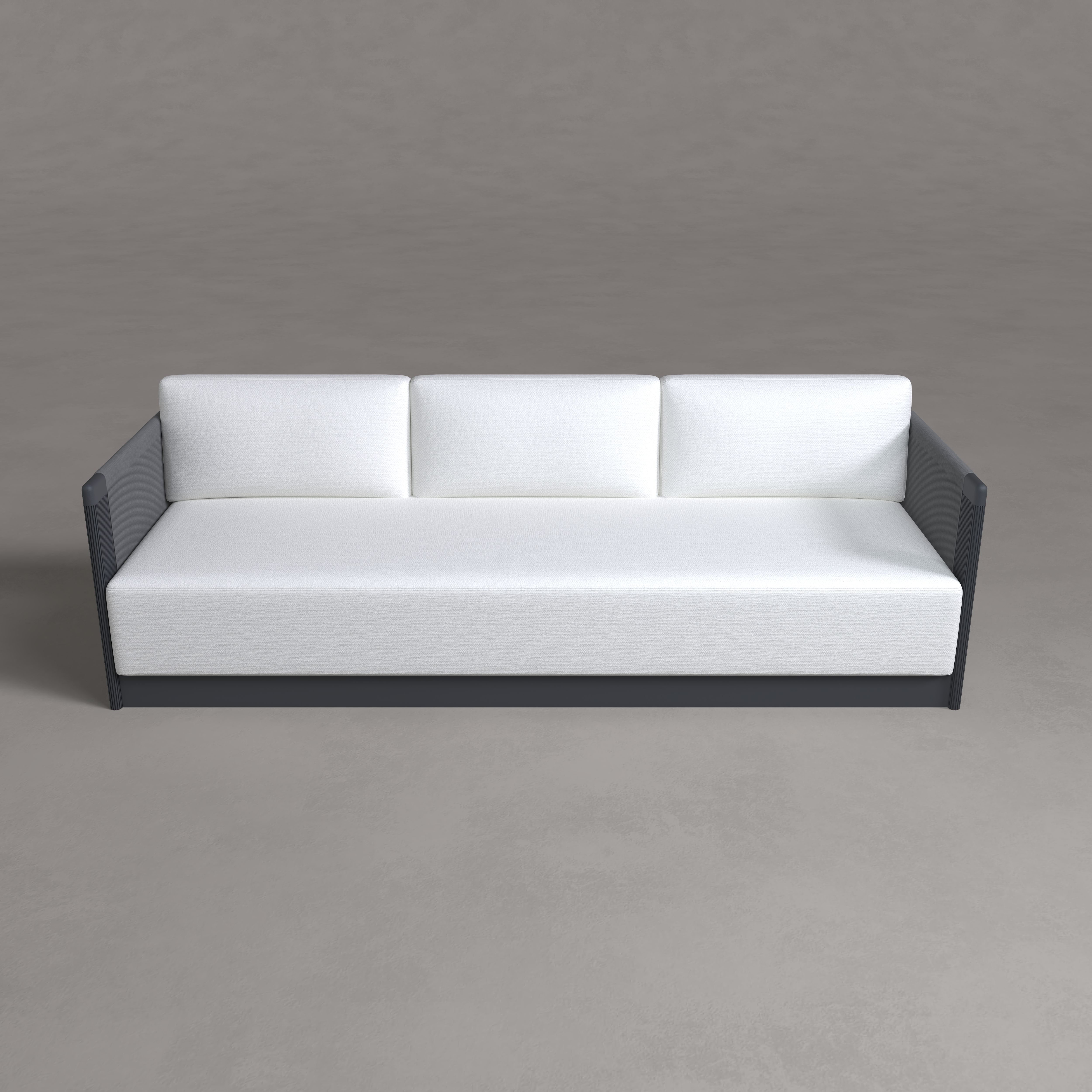 Lagom Aluminum Three Seat Sofa