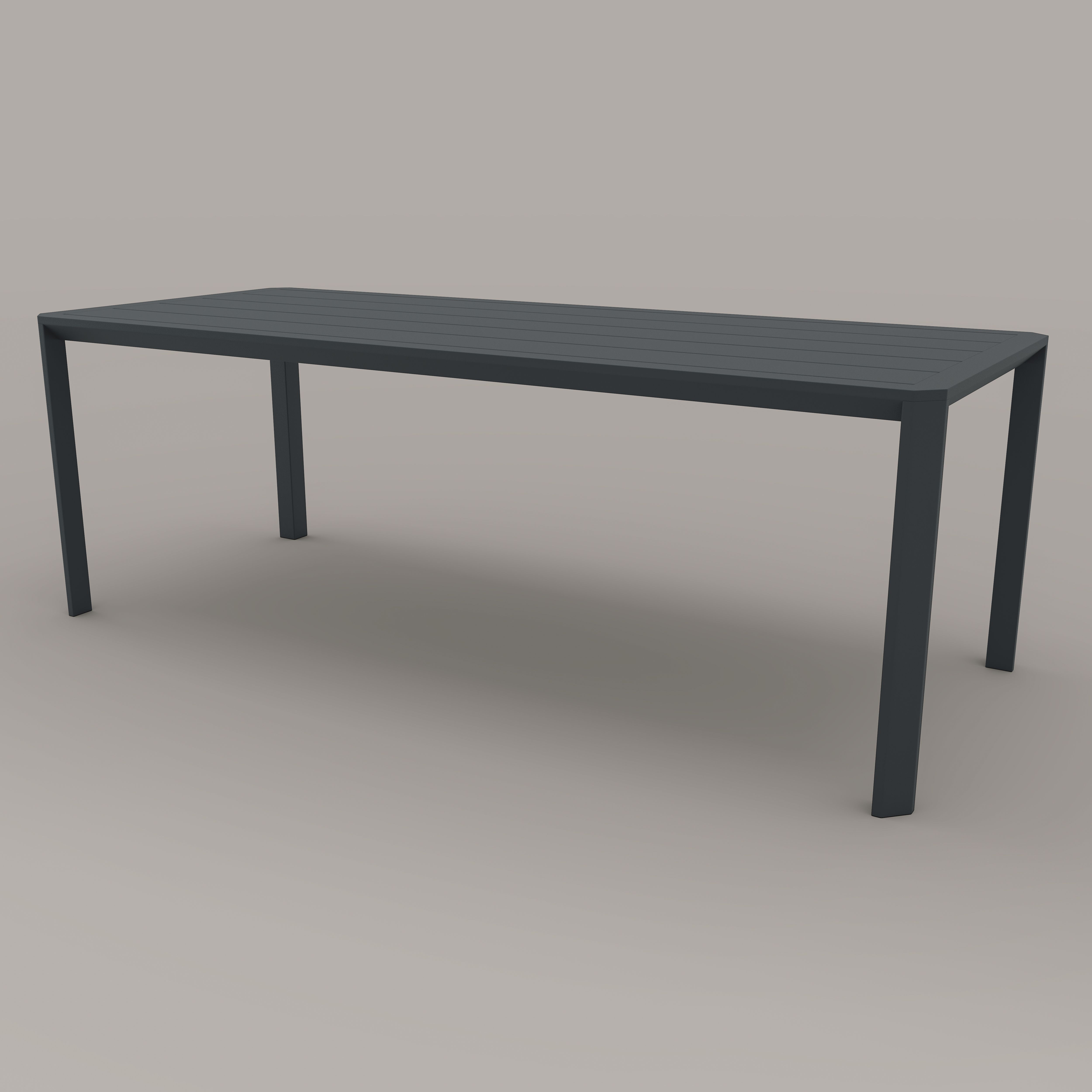 Sicily Aluminum Dining Table