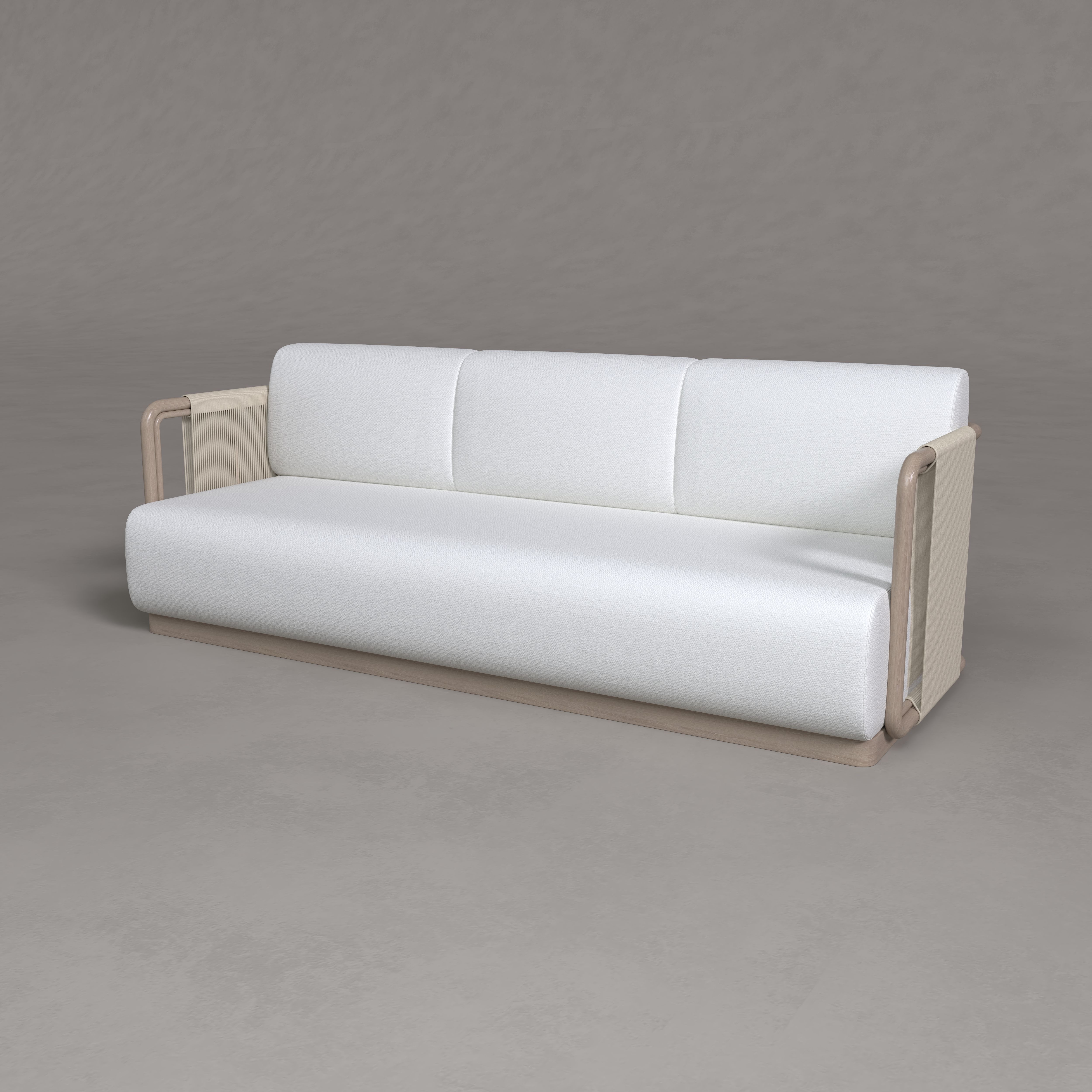 Ordre Teak Three Seat Sofa