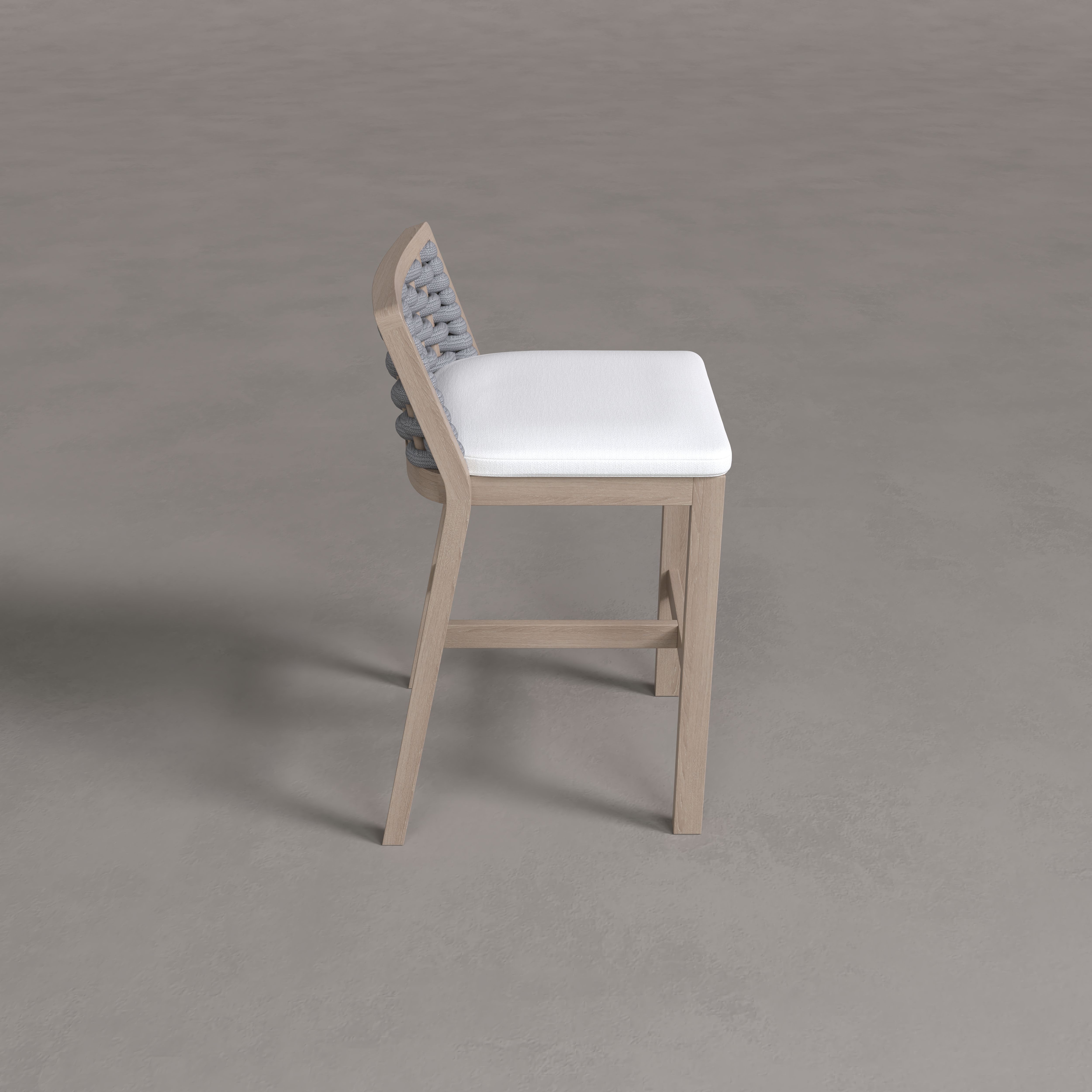 Sicily Teak Counter Stool