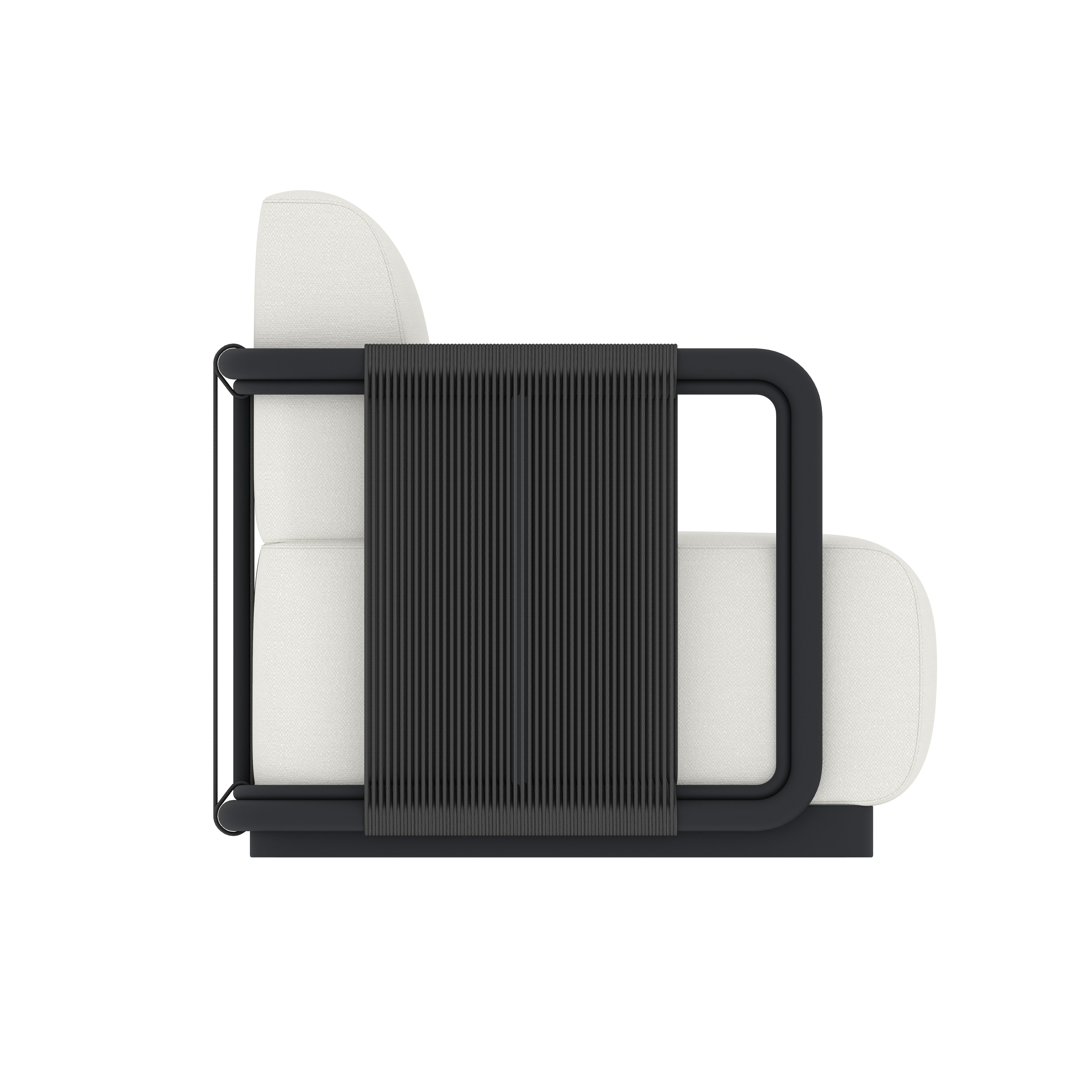 Volare Aluminum Single Sofa