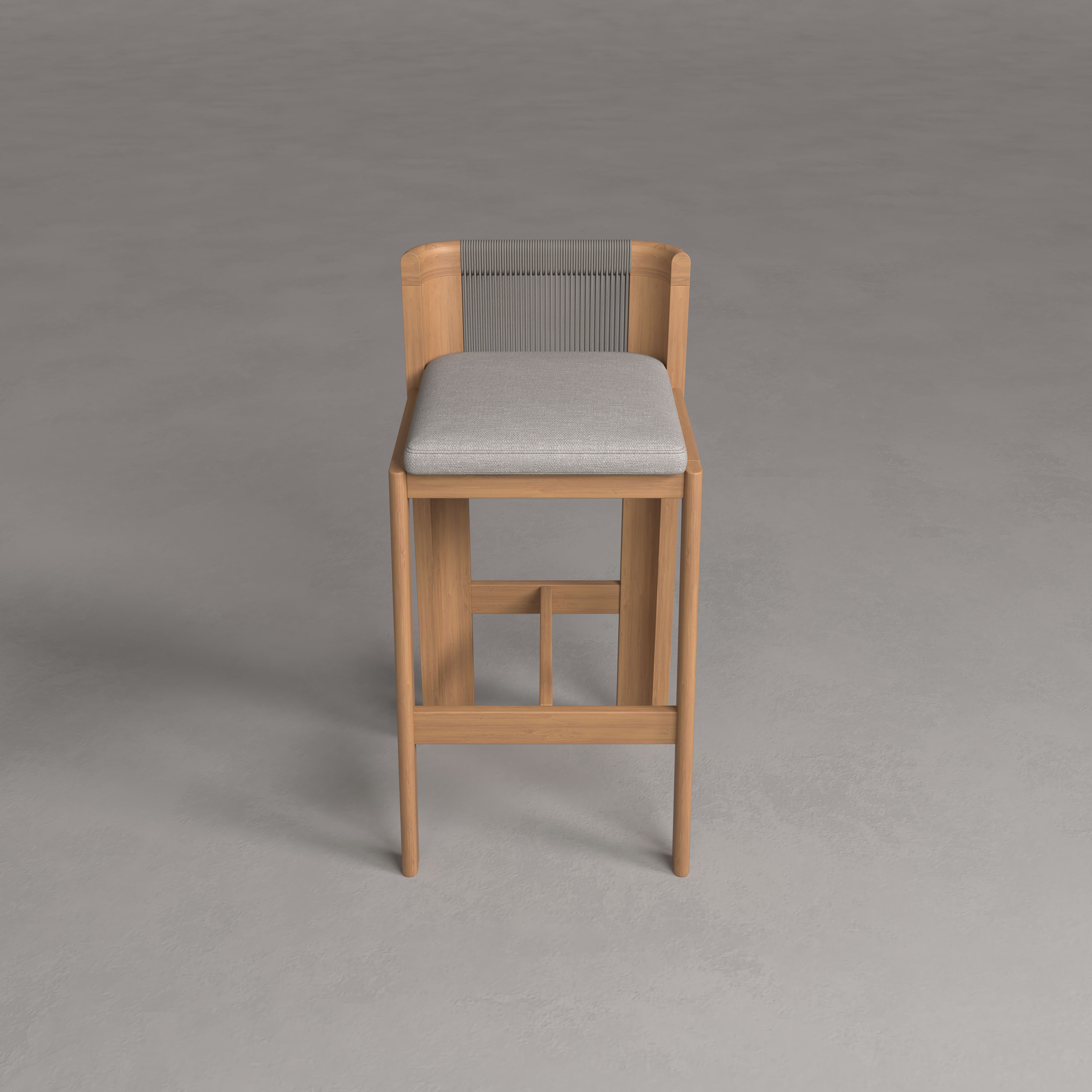 Lagom Teak Counter Stool