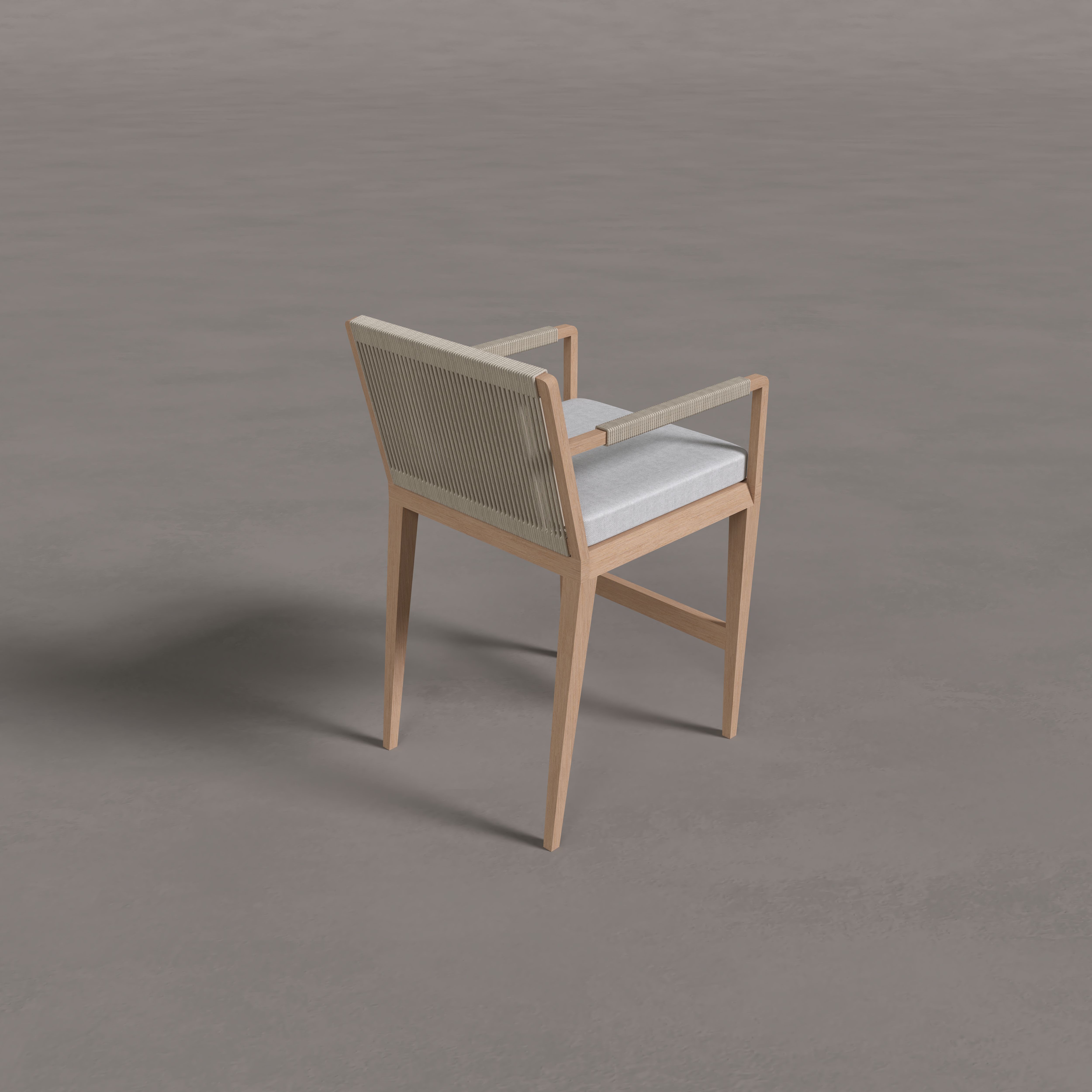 Cove Teak Counter Stool