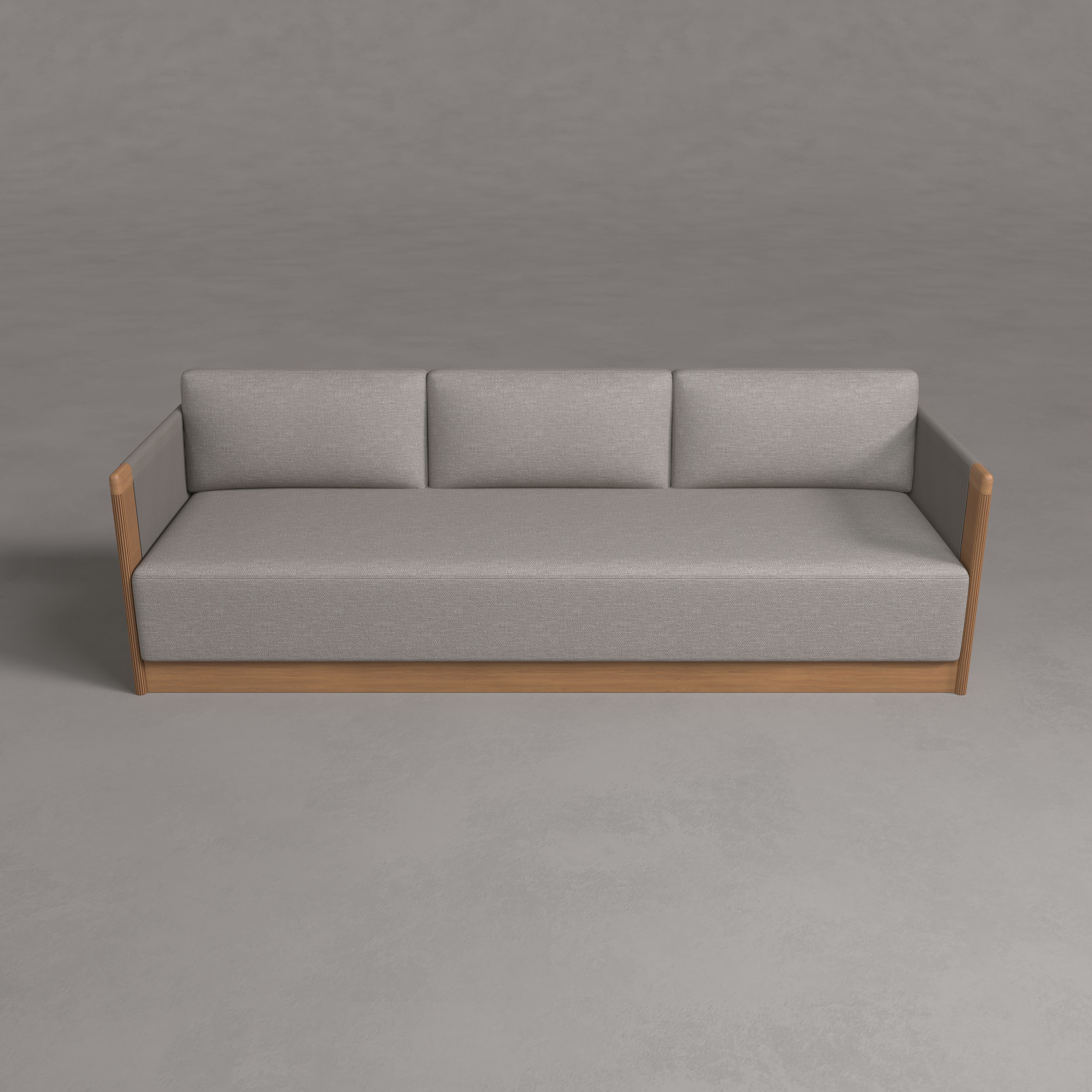 Lagom Teak Three Seat Sofa