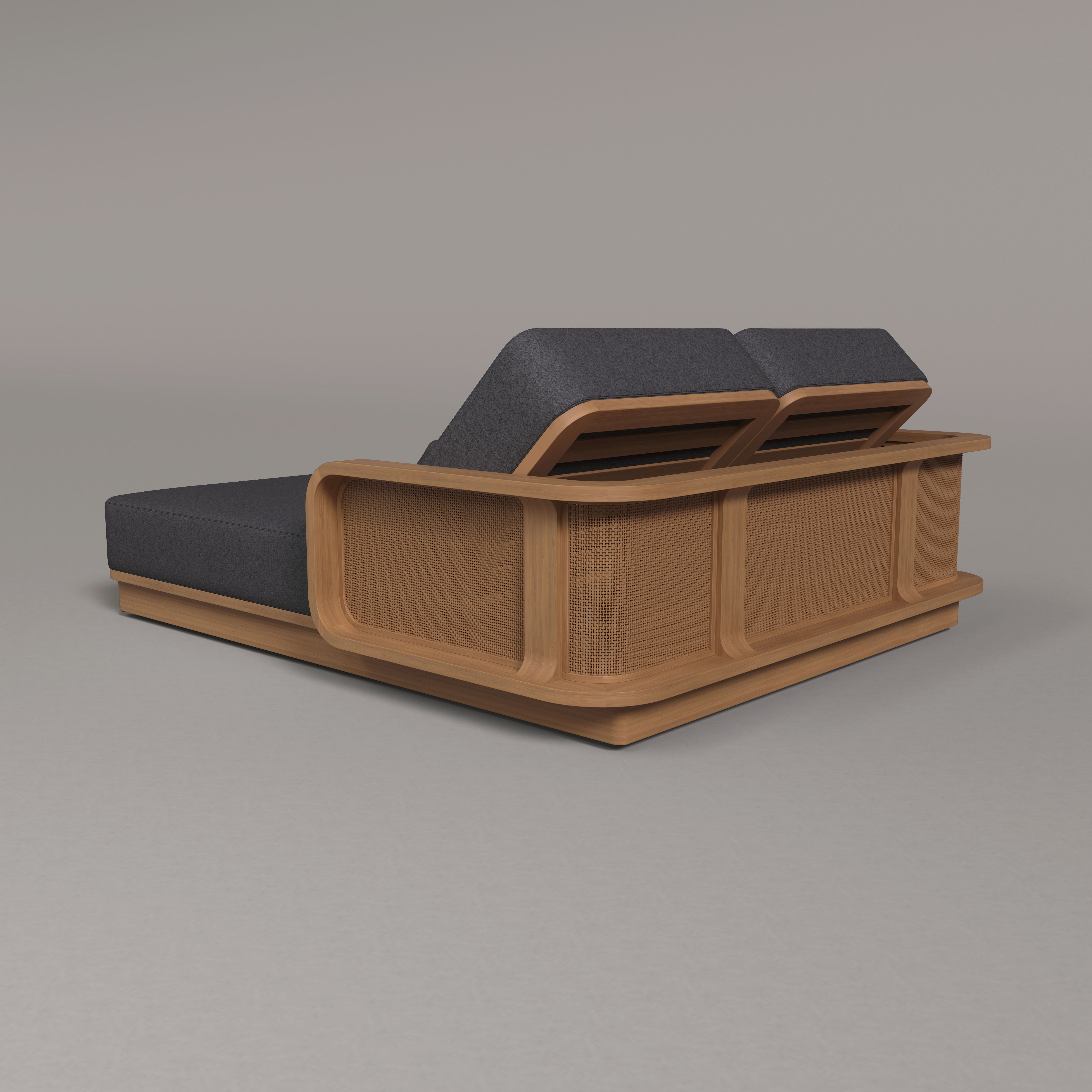 Englo Teak Sunbed