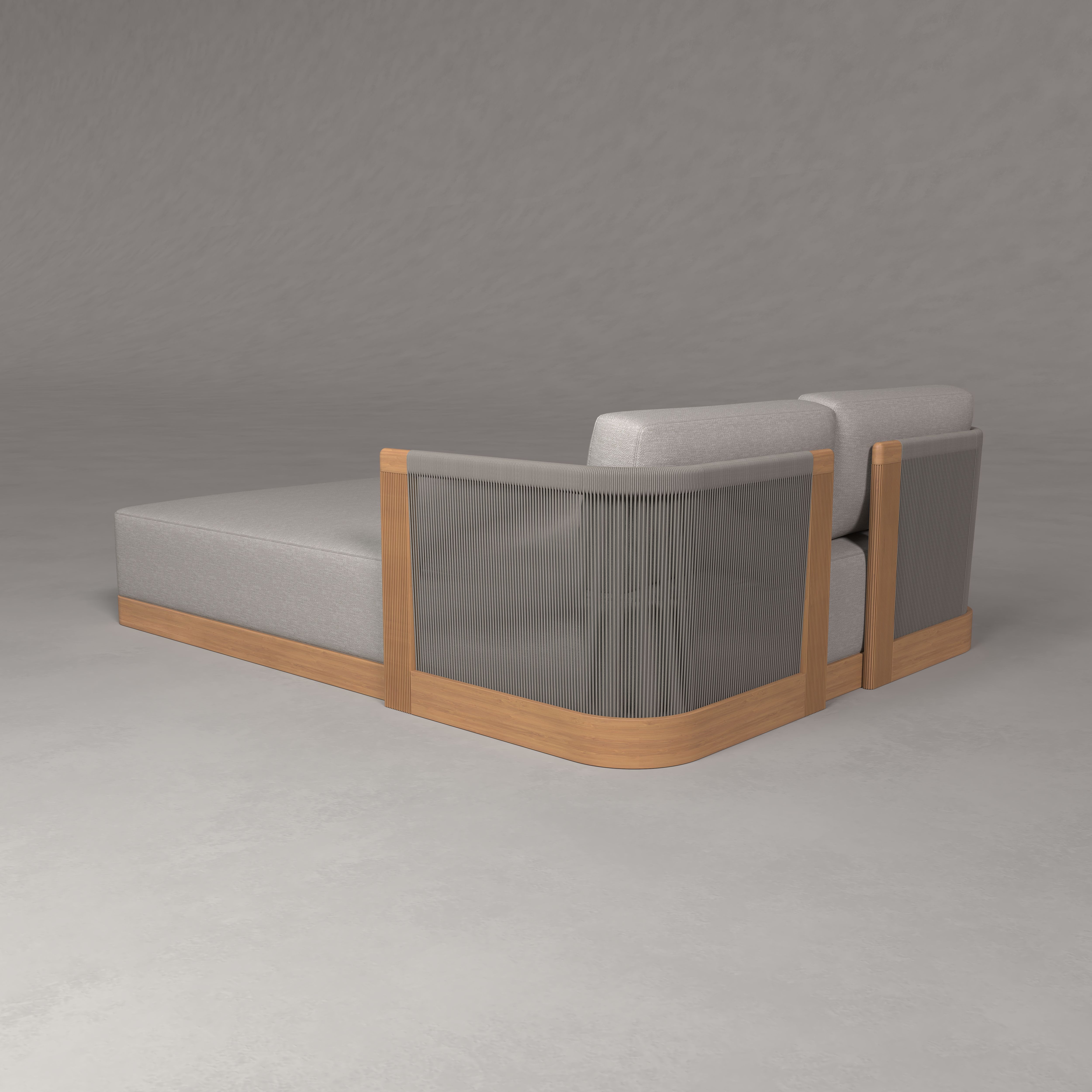 Lagom Teak Sunbed