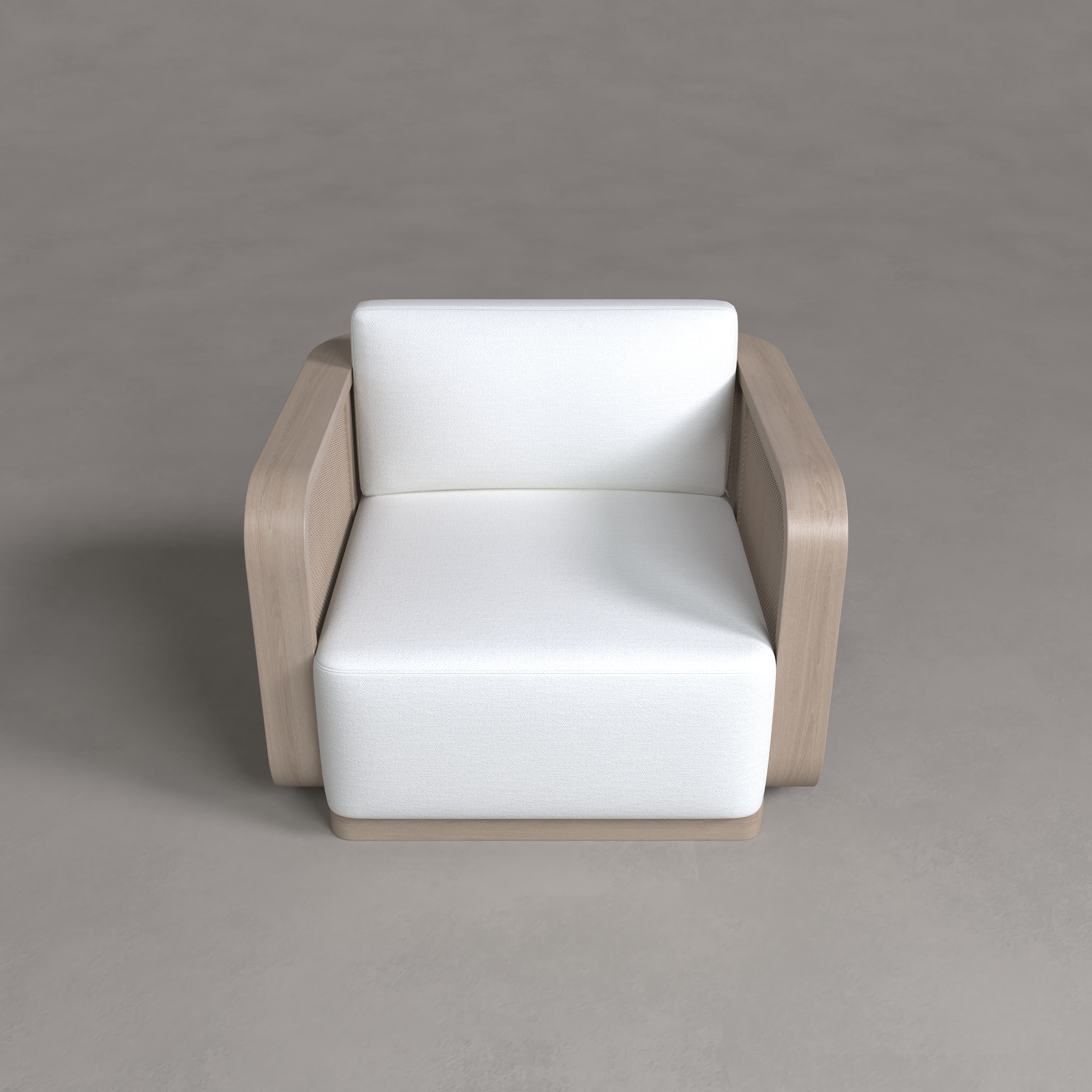 Tranquil Teak Single Sofa