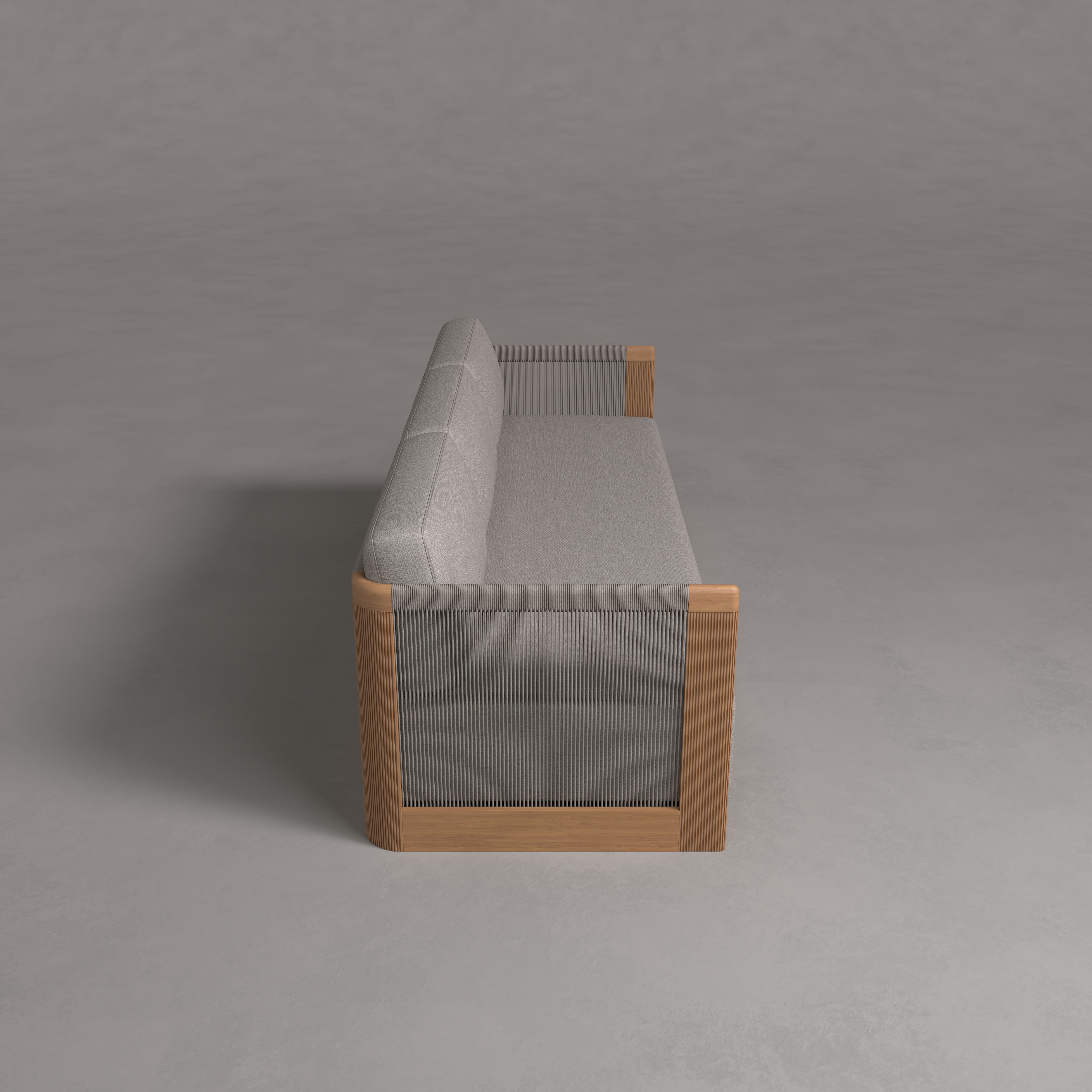 Lagom Teak Three Seat Sofa