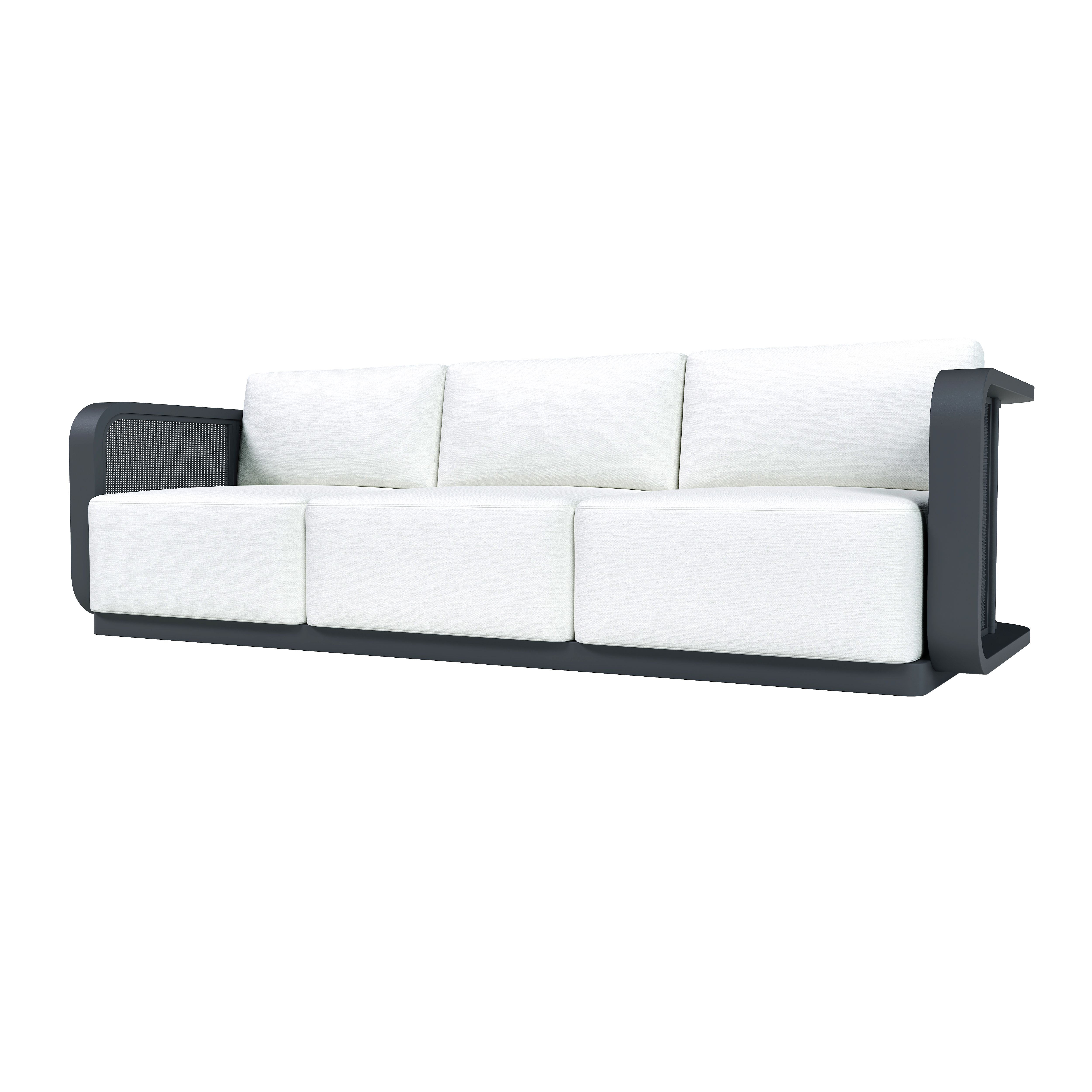 Tranquil Aluminum Three Seat Sofa