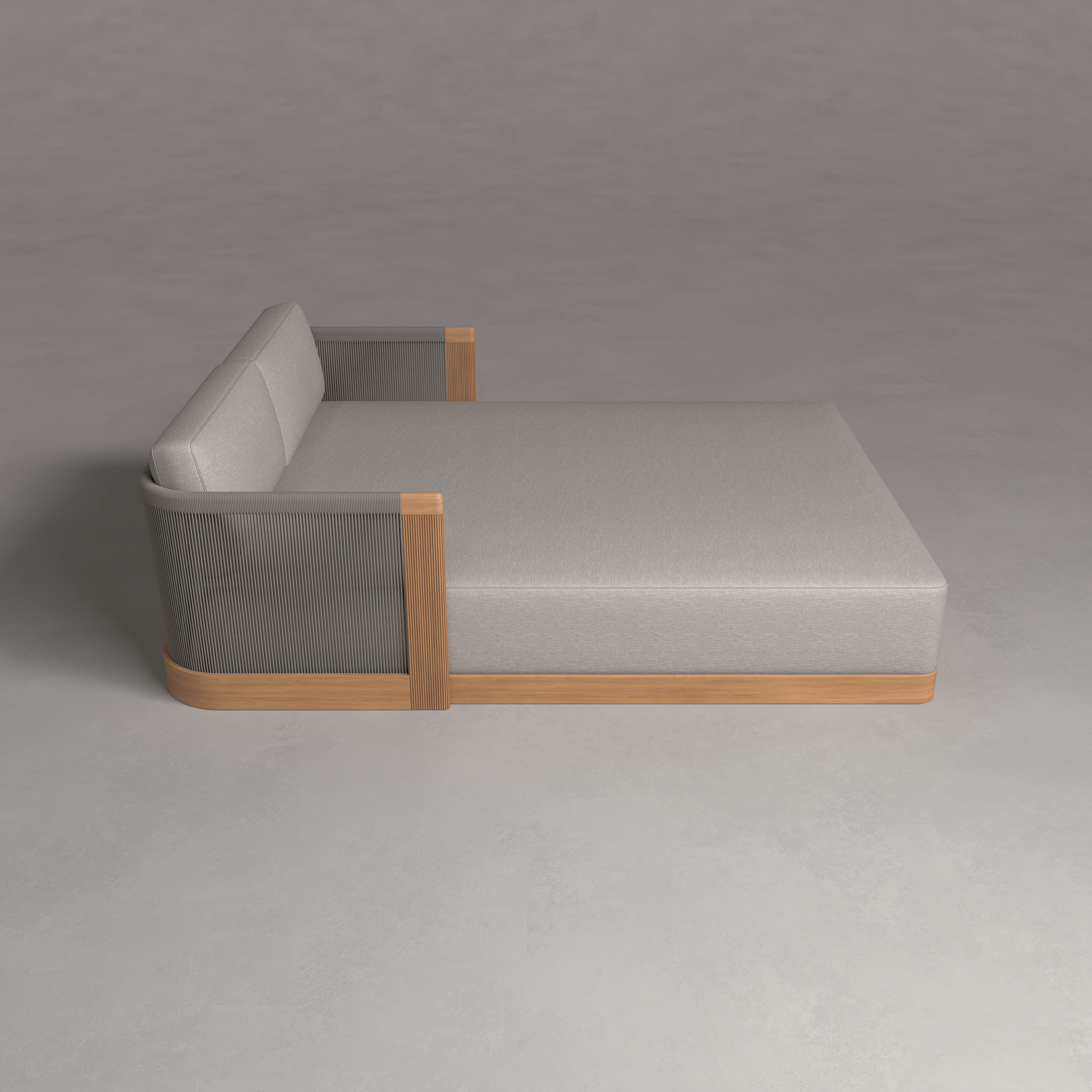 Lagom Teak Sunbed