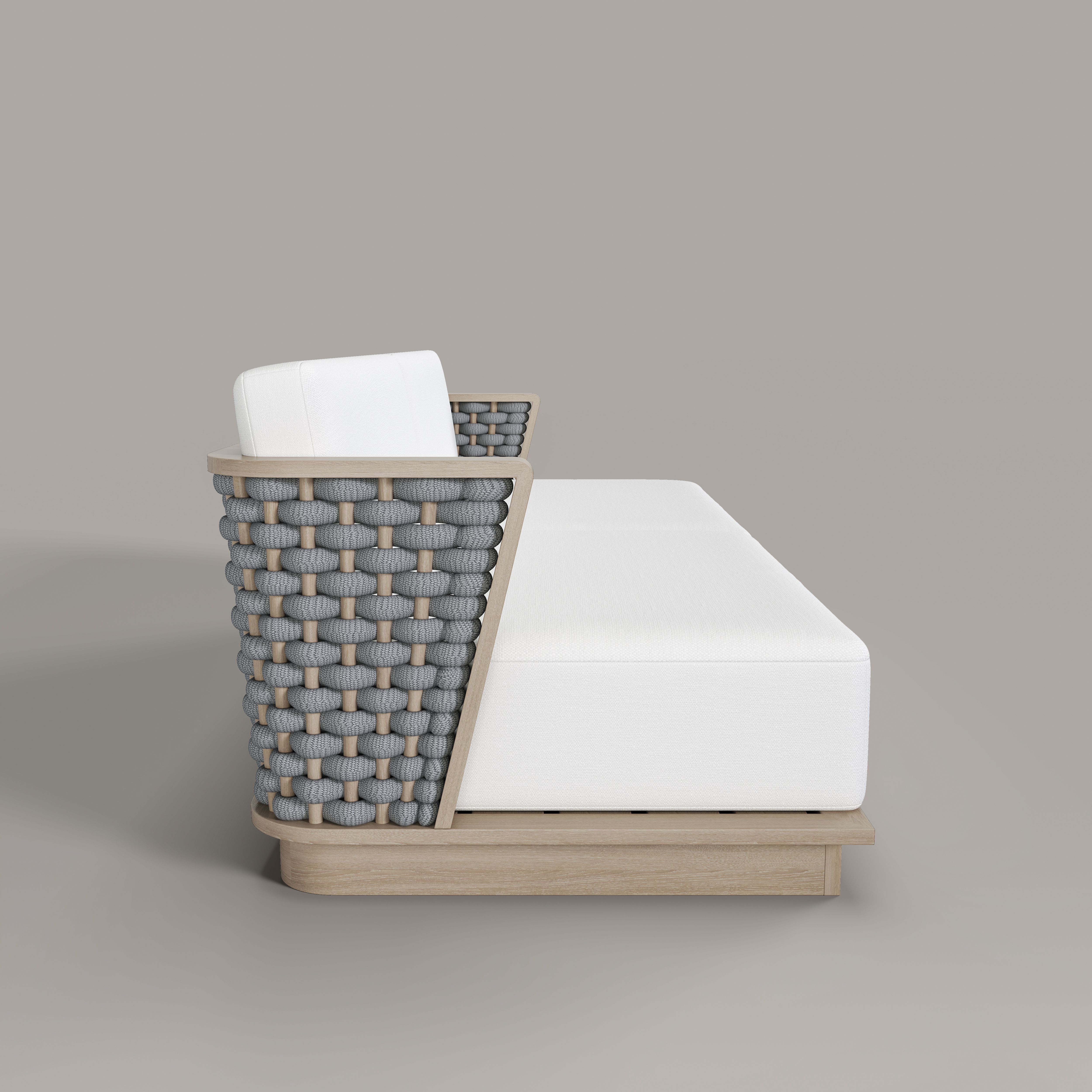 Sicily Teak Three Seat Sofa