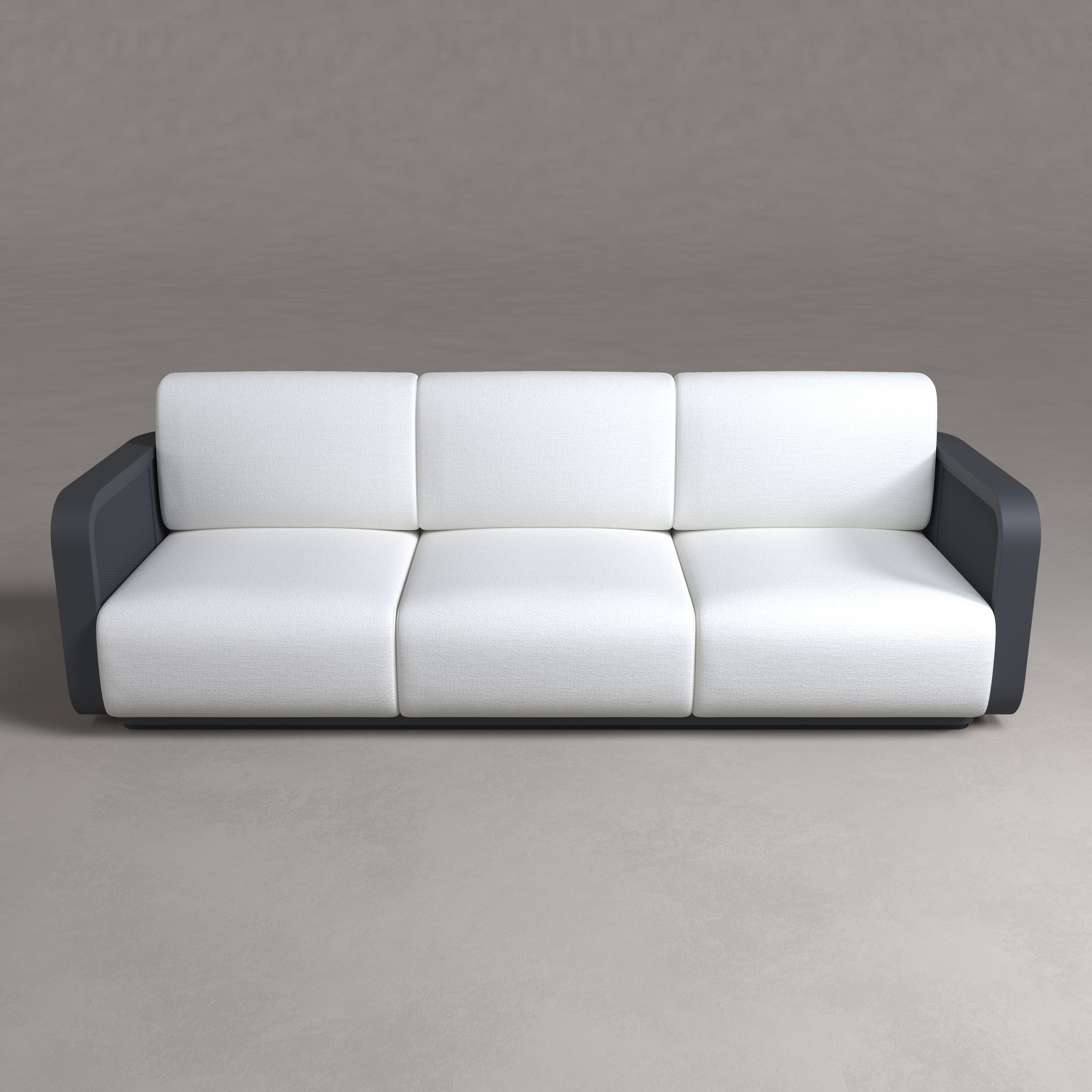 Englo Aluminum Three Seat Sofa