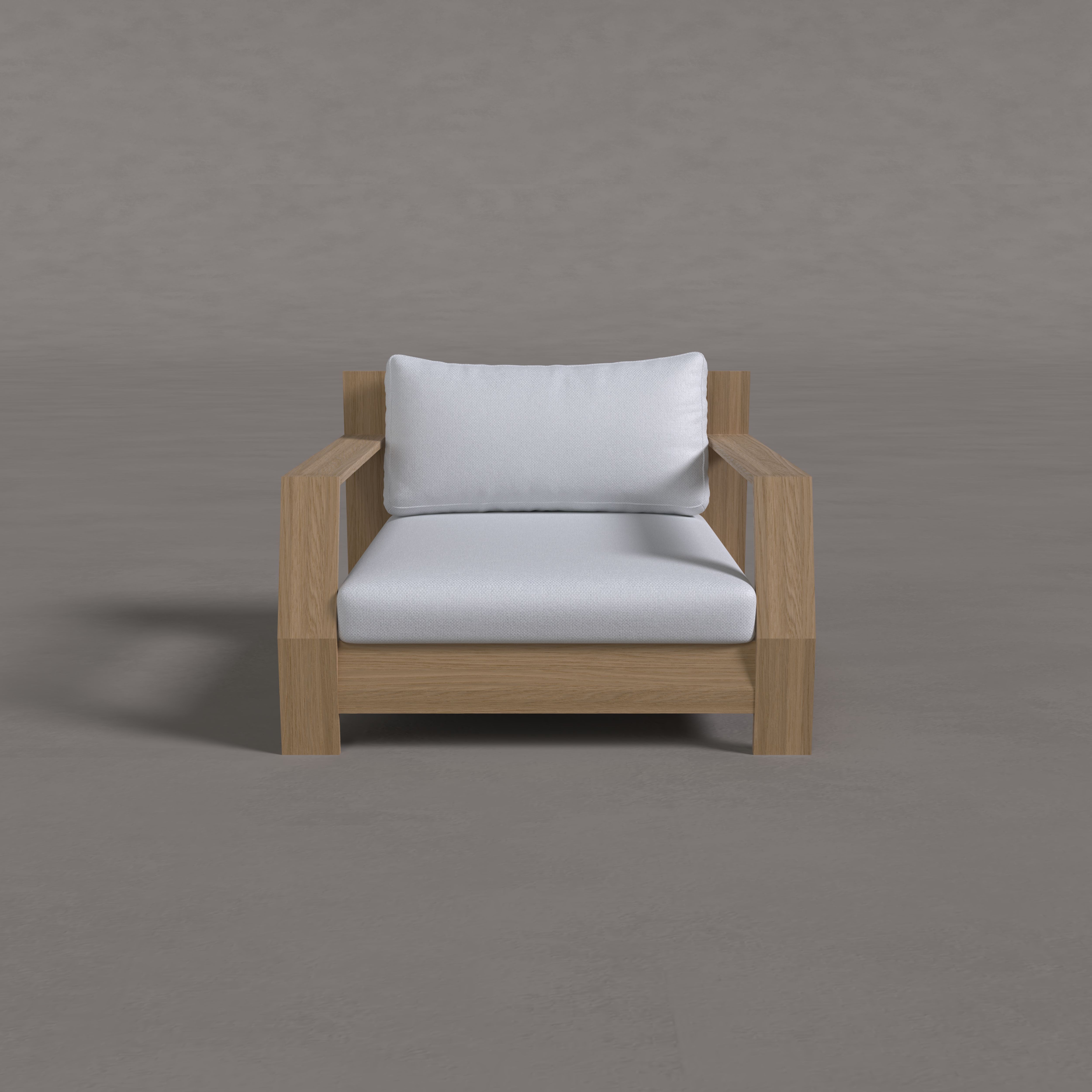 Alba Teak Single Sofa