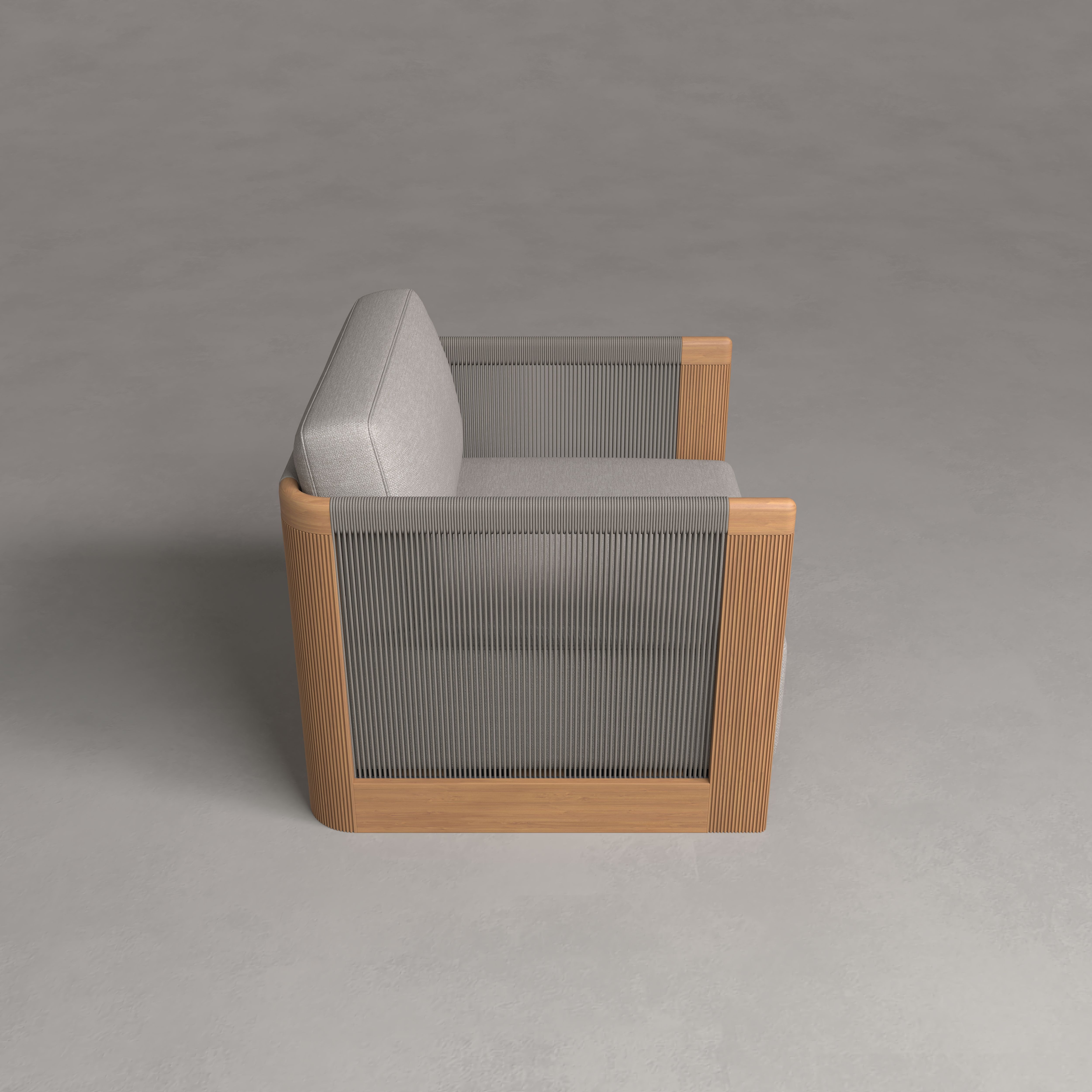 Lagom Teak Single Sofa