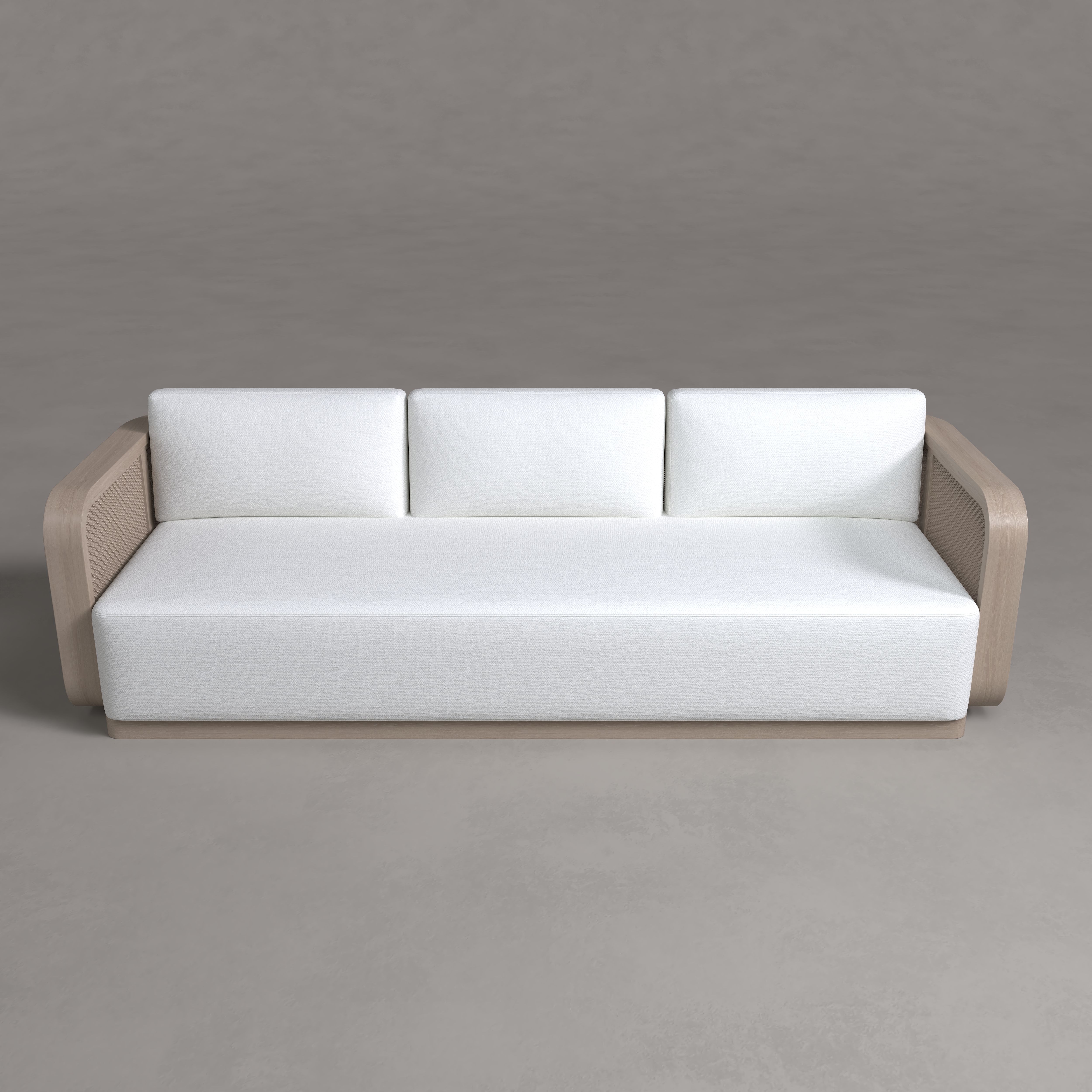 Tranquil Teak Three Seat Sofa