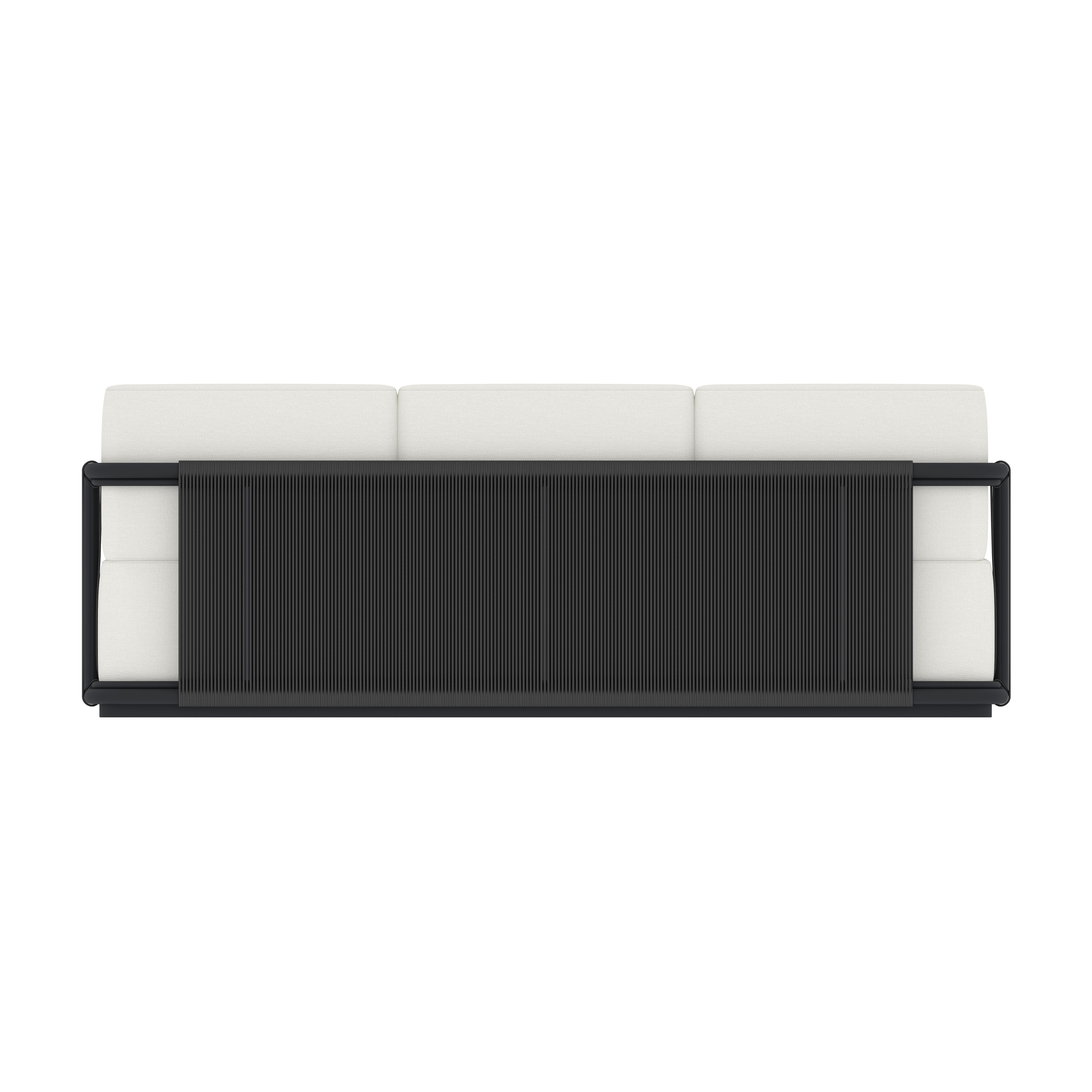 Volare Aluminum Three Seat Sofa